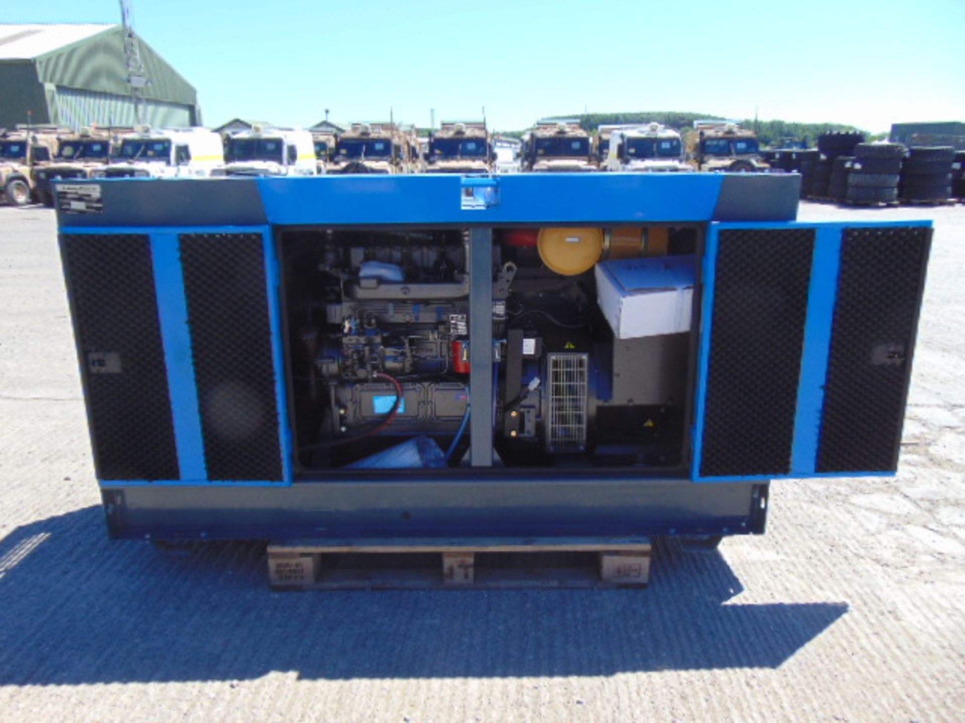 UNISSUED WITH TEST HOURS ONLY 70 KVA 3 Phase Silent Diesel Generator Set - Image 12 of 19