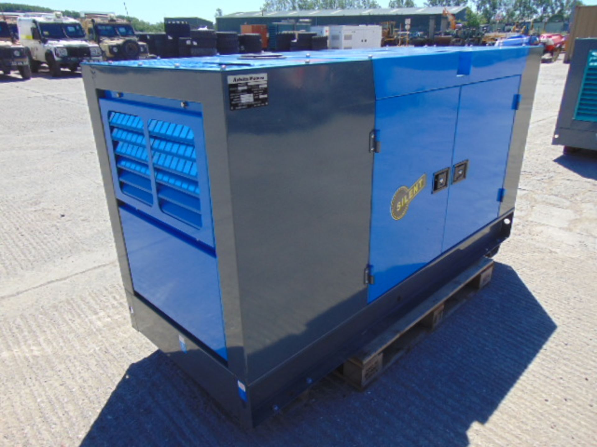 UNISSUED WITH TEST HOURS ONLY 70 KVA 3 Phase Silent Diesel Generator Set - Image 4 of 19