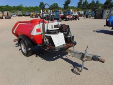 Brendon Trailer Mounted Pressure Washer with 1000 litre Water Tank and Honda Diesel Engine