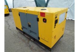 You are bidding on a UNISSUED WITH TEST HOURS ONLY 70 KVA 3 Phase Silent Diesel Generator Set.