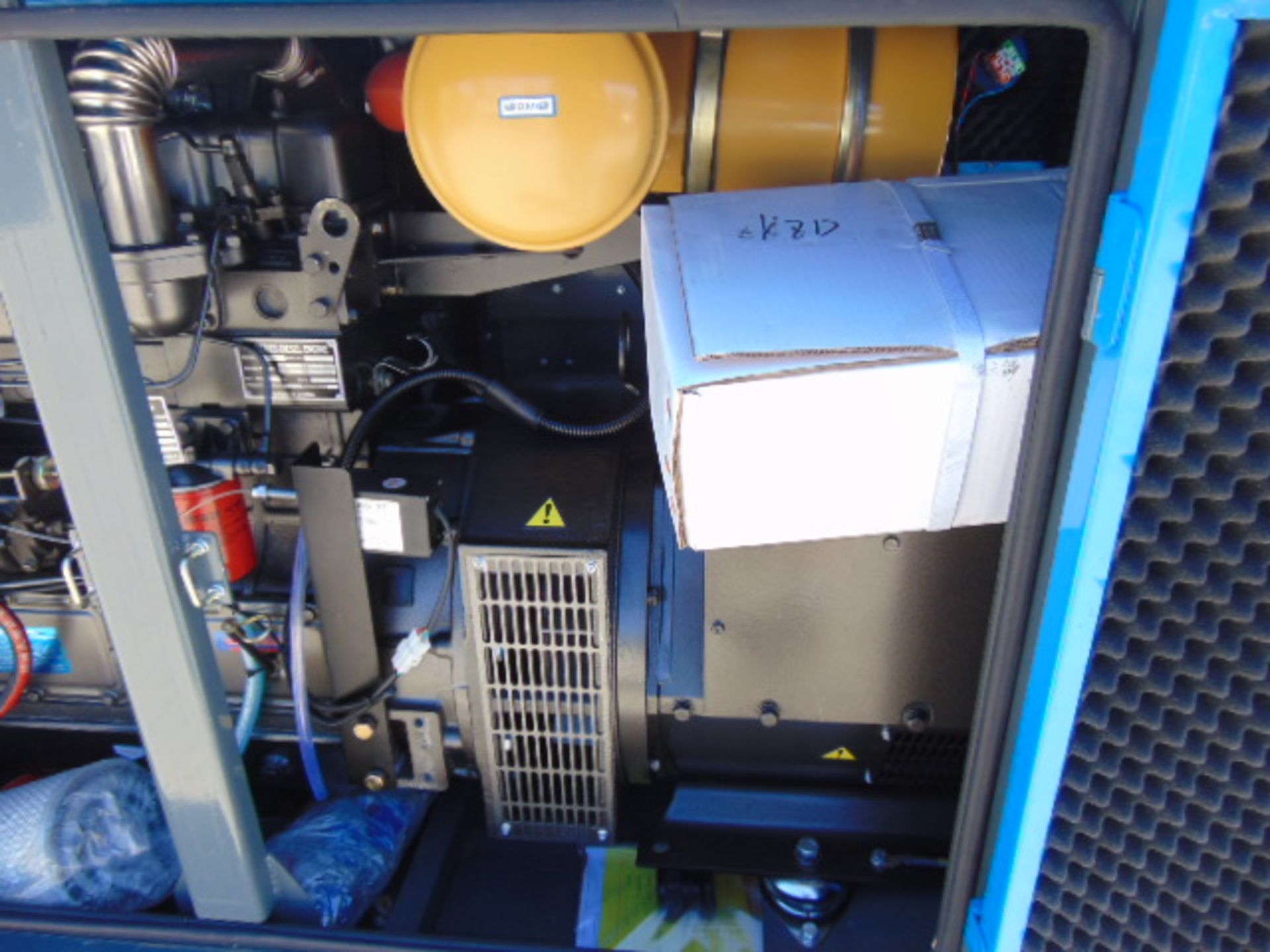 UNISSUED WITH TEST HOURS ONLY 70 KVA 3 Phase Silent Diesel Generator Set - Image 15 of 19