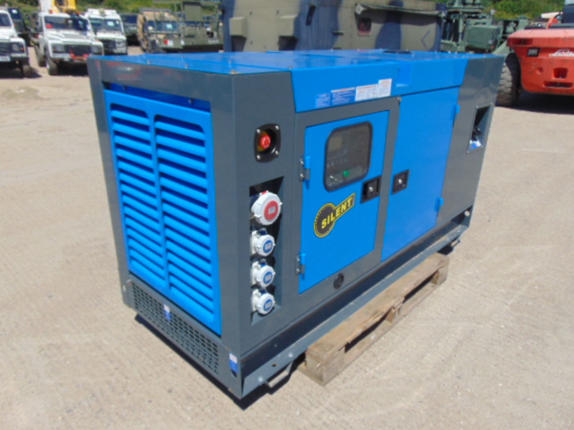 UNISSUED WITH TEST HOURS ONLY 70 KVA 3 Phase Silent Diesel Generator Set - Image 8 of 19