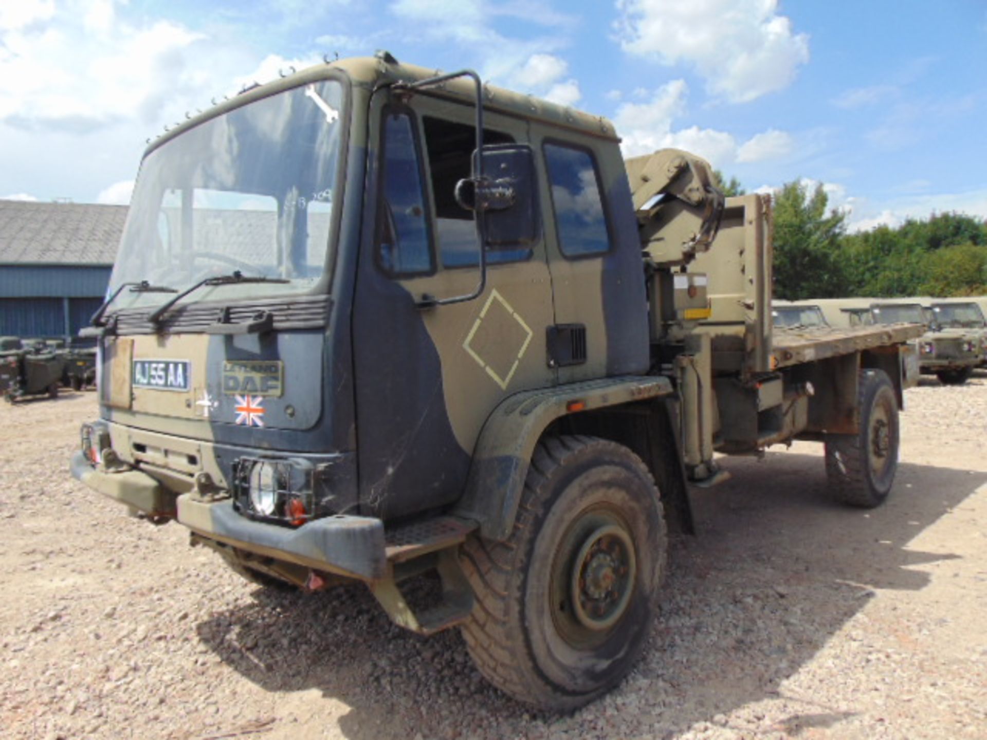 Leyland DAF 4X4 Truck complete with Atlas Crane - Image 3 of 19