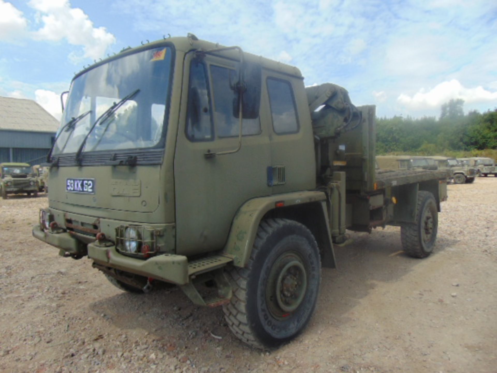 Leyland DAF 4X4 Truck complete with Atlas Crane - Image 3 of 21