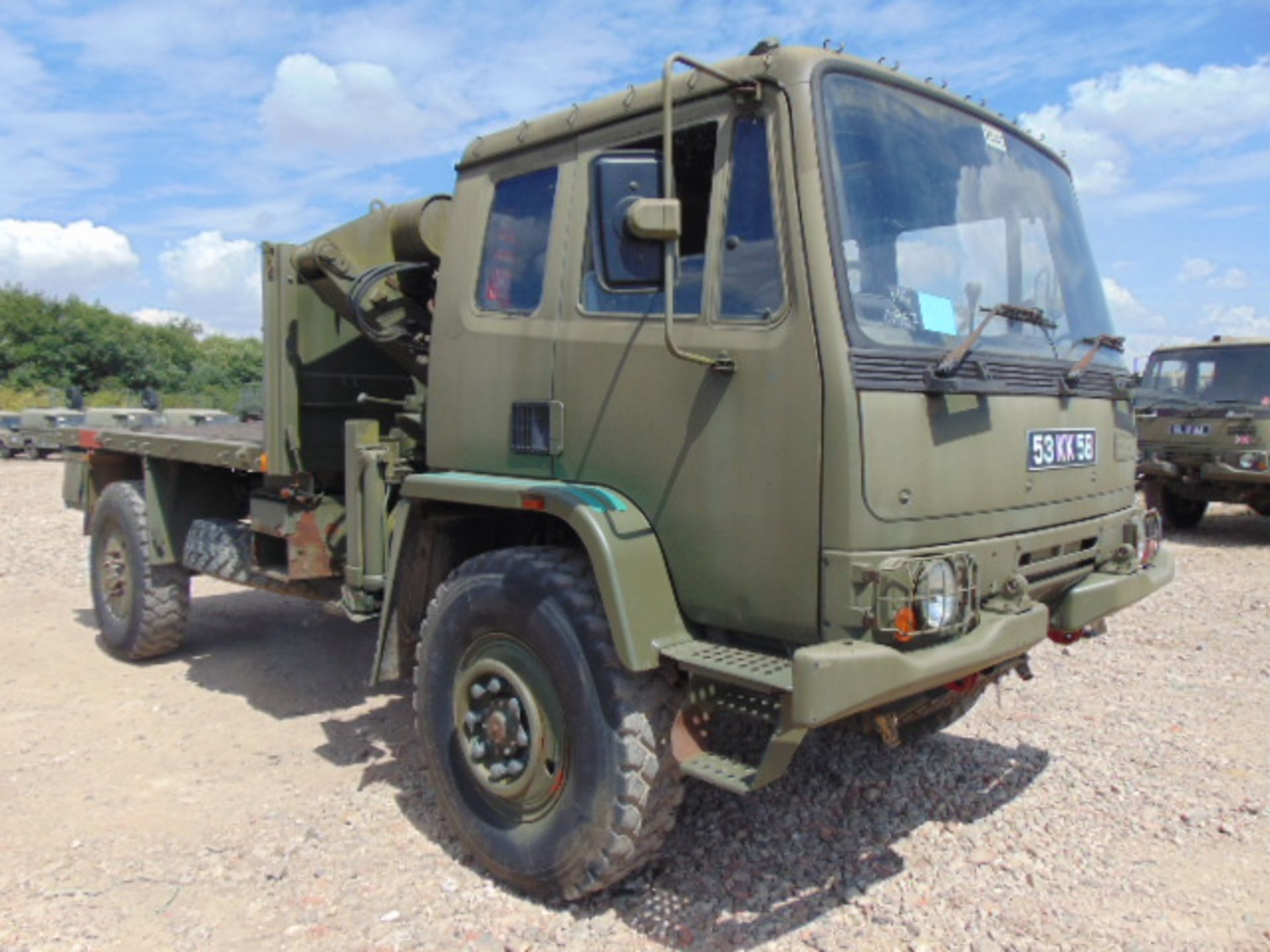 Leyland DAF 4X4 Truck complete with Atlas Crane