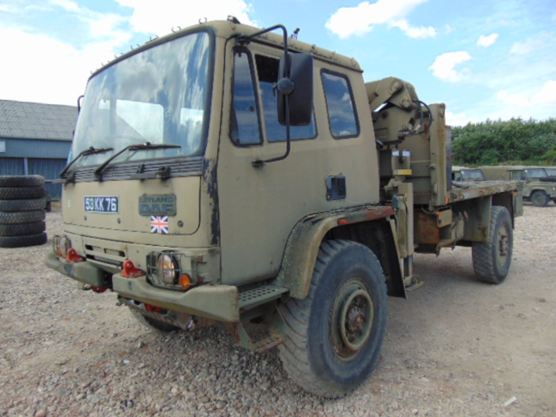Leyland DAF 4X4 Truck complete with Atlas Crane - Image 3 of 19
