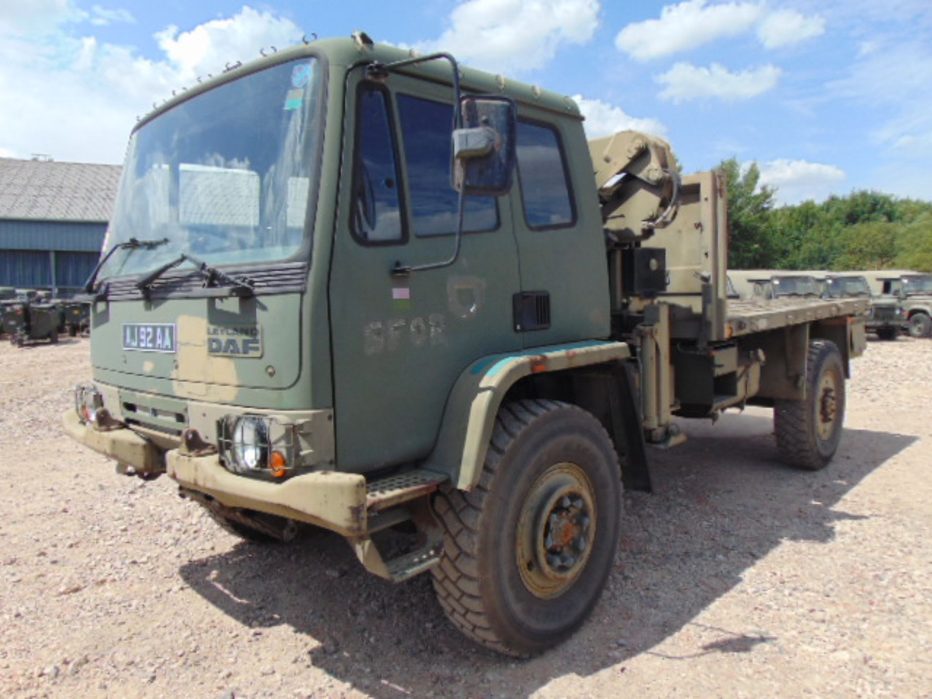 Leyland DAF 4X4 Truck complete with Atlas Crane - Image 3 of 19