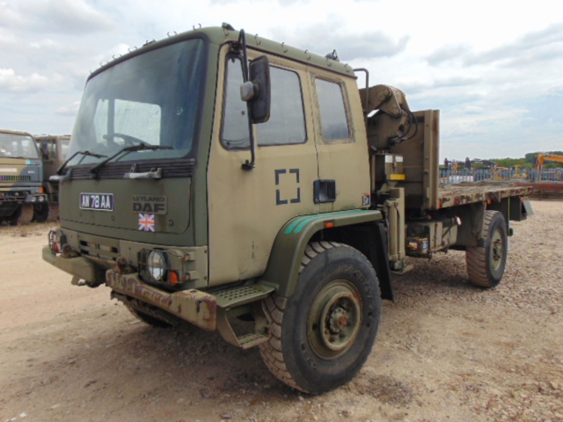 Leyland DAF 4X4 Truck complete with Atlas Crane - Image 3 of 20