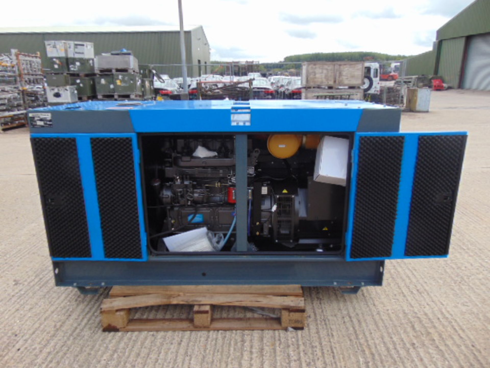 UNISSUED WITH TEST HOURS ONLY 70 KVA 3 Phase Silent Diesel Generator Set - Image 10 of 13