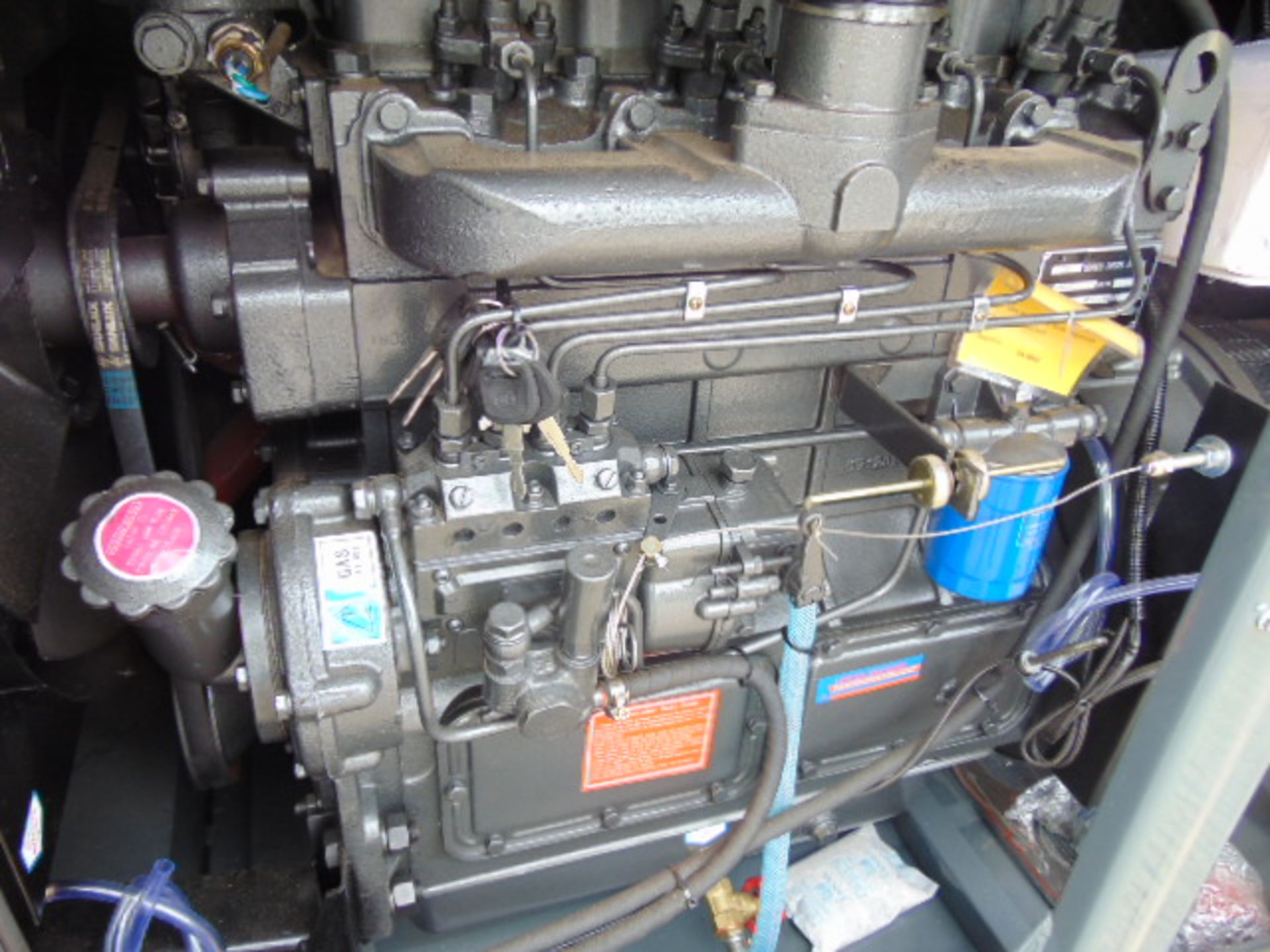 UNISSUED WITH TEST HOURS ONLY 30 KVA 3 Phase Silent Diesel Generator Set - Image 4 of 16