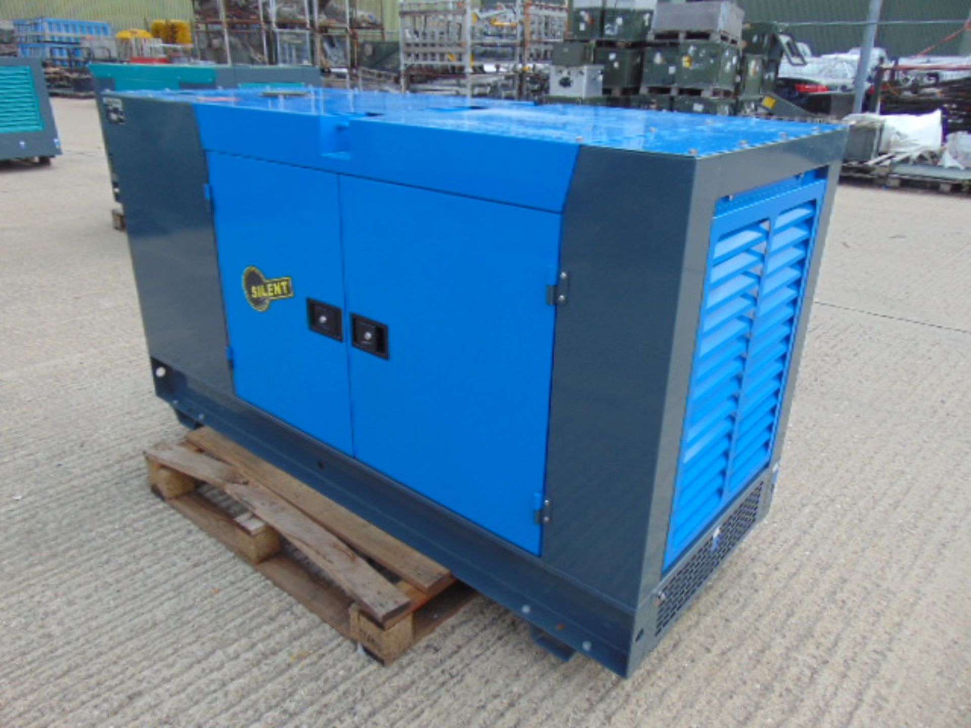 UNISSUED WITH TEST HOURS ONLY 70 KVA 3 Phase Silent Diesel Generator Set - Image 9 of 13
