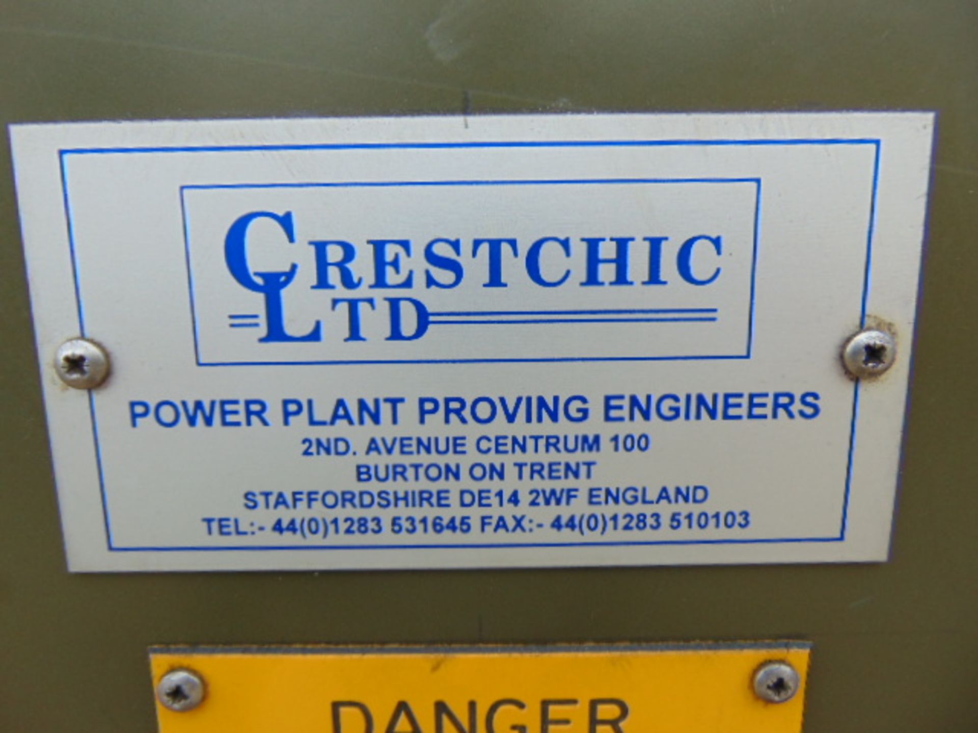 EX RESERVE Crestchic DEF 60 Type 3 60kw Dummy Load Bank - Image 13 of 14