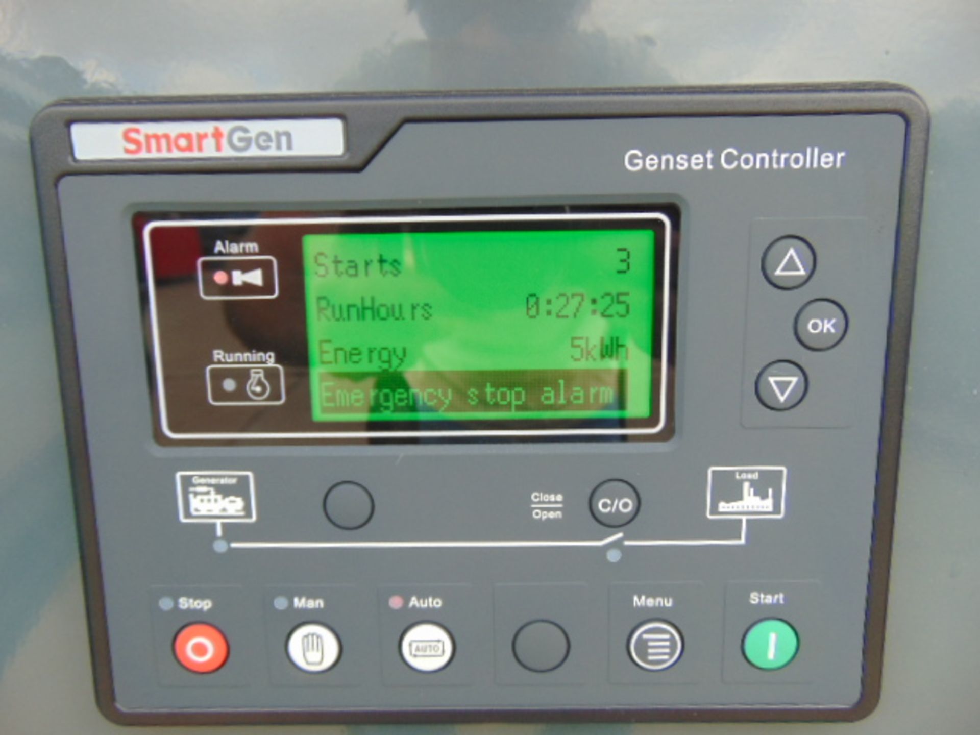 UNISSUED WITH TEST HOURS ONLY 30 KVA 3 Phase Silent Diesel Generator Set - Image 14 of 16