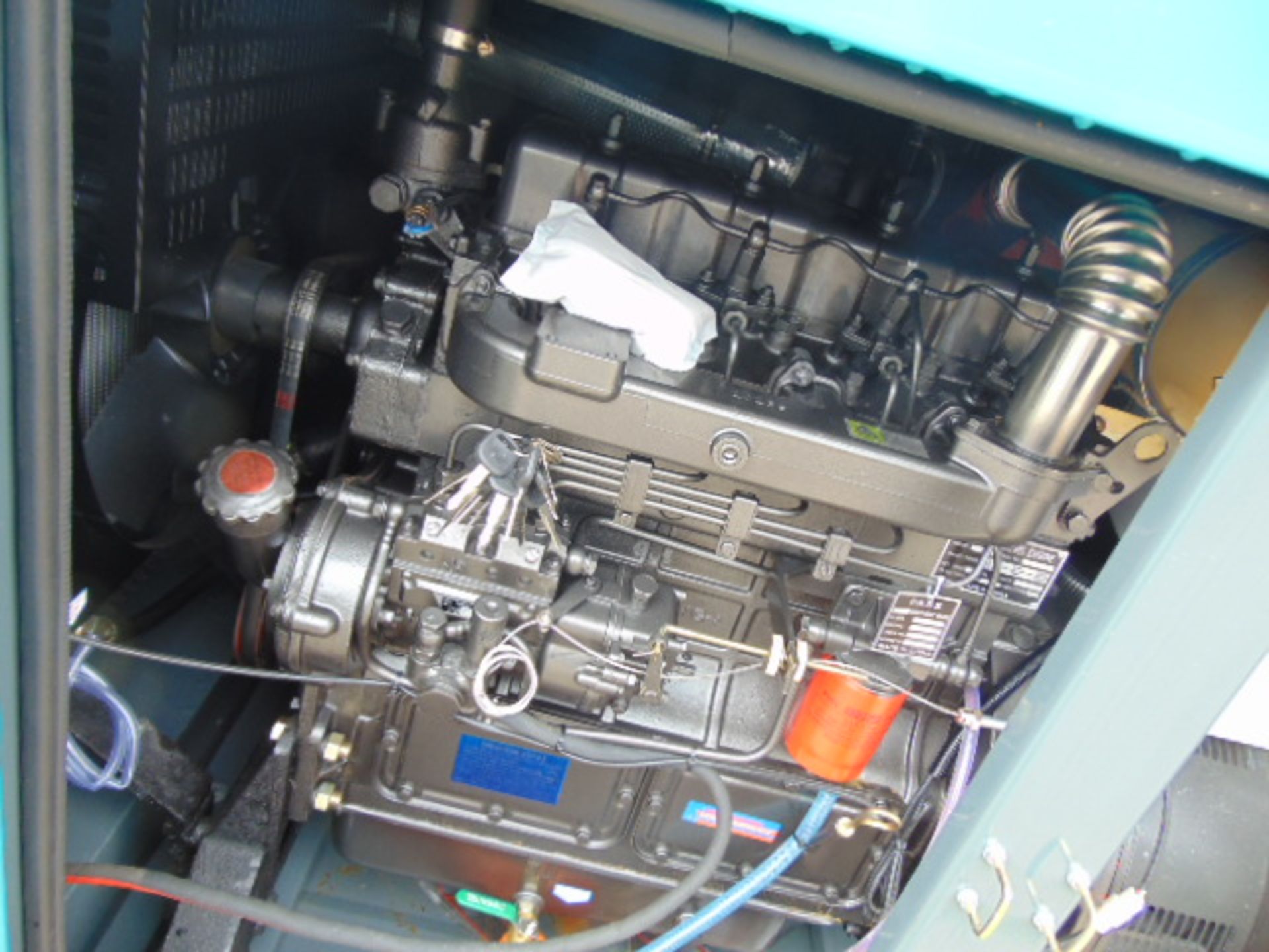 UNISSUED WITH TEST HOURS ONLY 60 KVA 3 Phase Silent Diesel Generator Set - Image 3 of 14