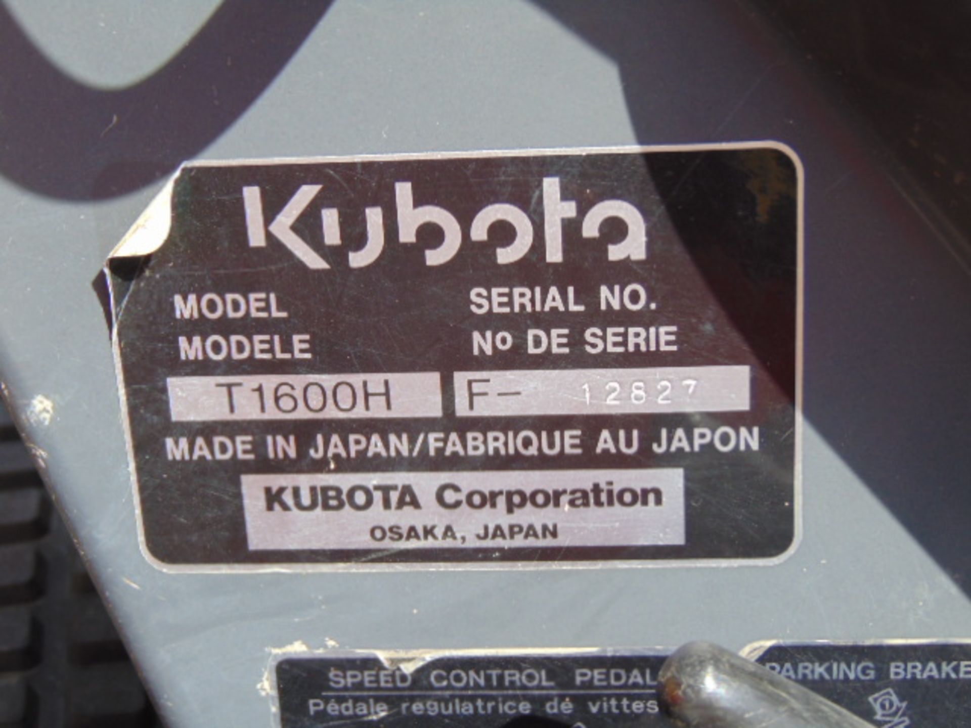Kubota HST T1600 Ride On Mower - Image 16 of 16