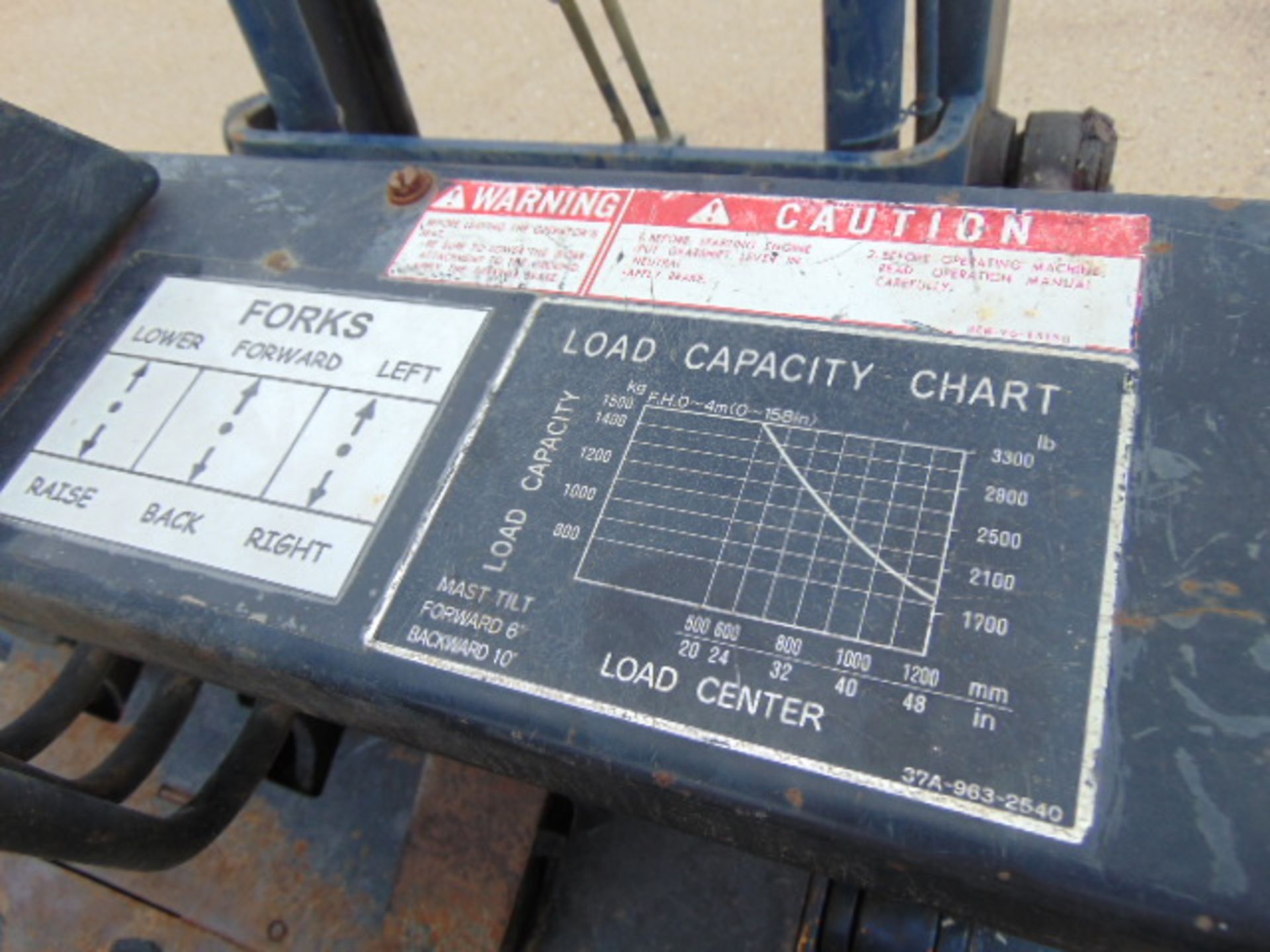 Komatsu FG 15-14 Counter Balance Gas Forklift - Image 15 of 16