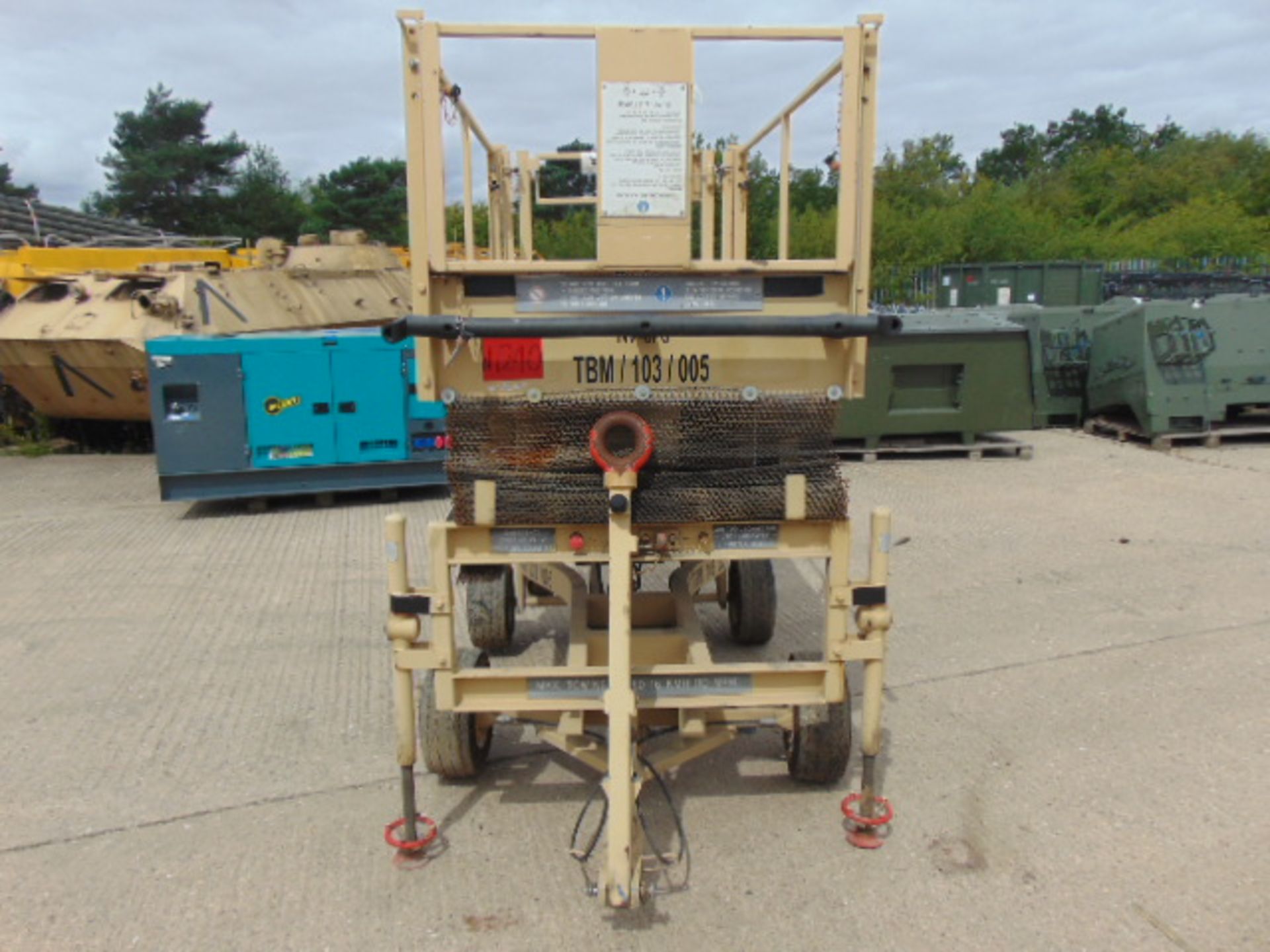 UK Lift 4m Mobile Hydraulic Work Platform - Image 6 of 12