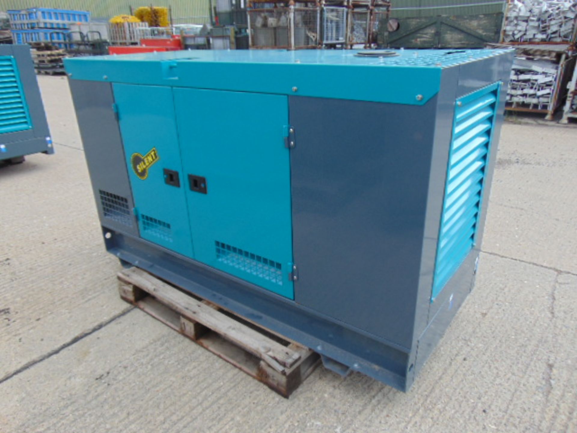 UNISSUED WITH TEST HOURS ONLY 30 KVA 3 Phase Silent Diesel Generator Set - Image 8 of 15