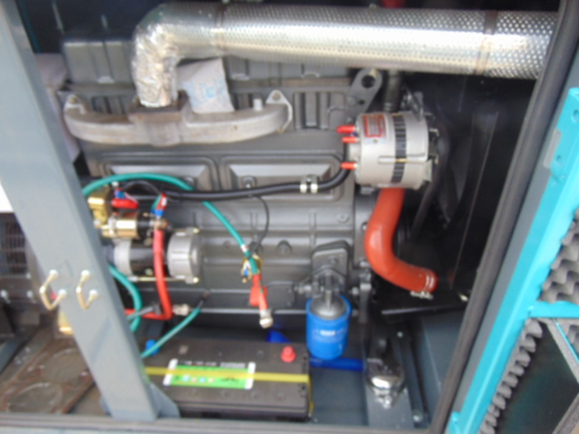 UNISSUED WITH TEST HOURS ONLY 30 KVA 3 Phase Silent Diesel Generator Set - Image 11 of 15