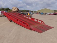 2012 Thorworld 10 Tonne Electric / Hydraulic Mobile Loading Ramp