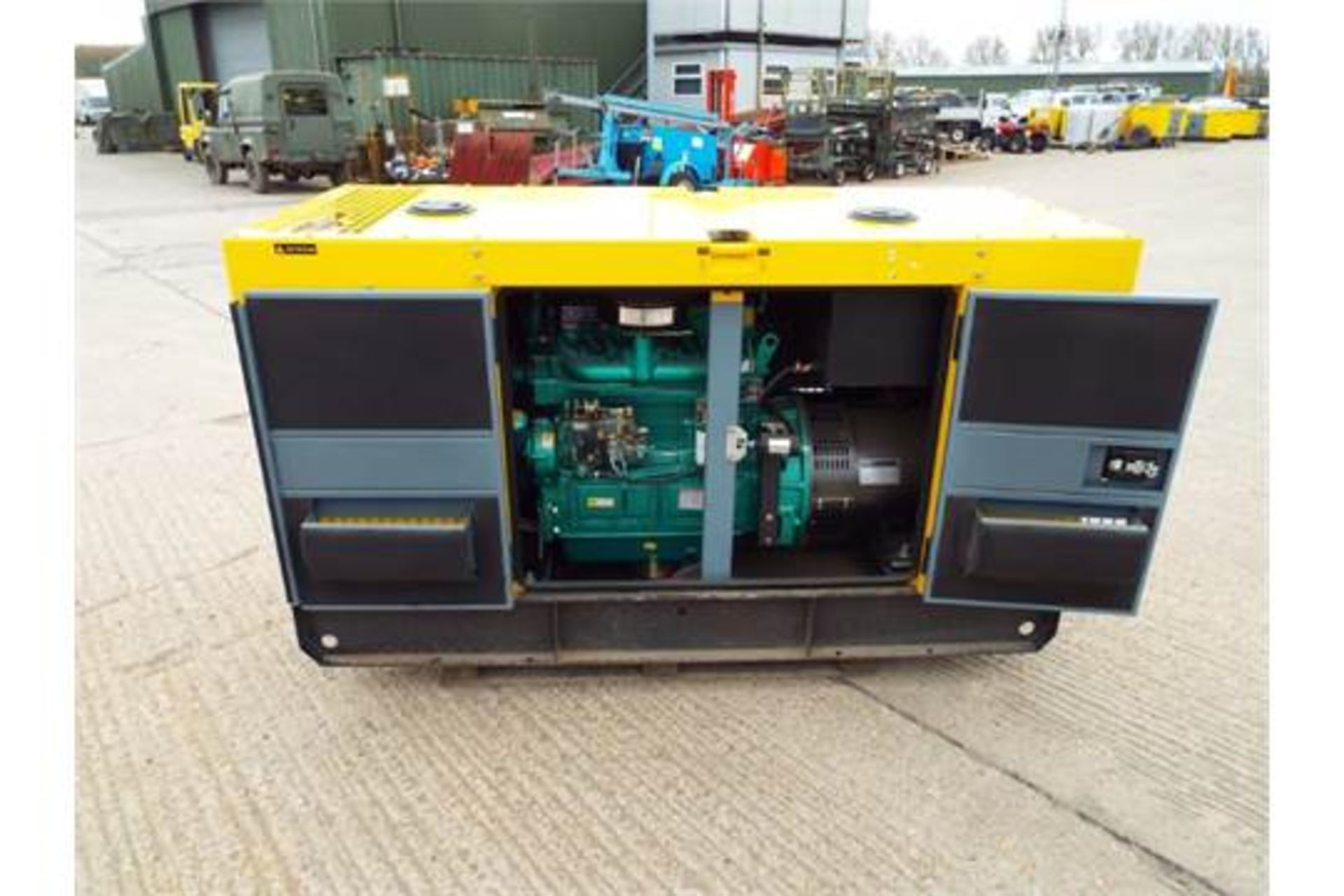 UNISSUED WITH TEST HOURS ONLY 30 KVA 3 Phase Silent Diesel Generator Set - Image 9 of 15