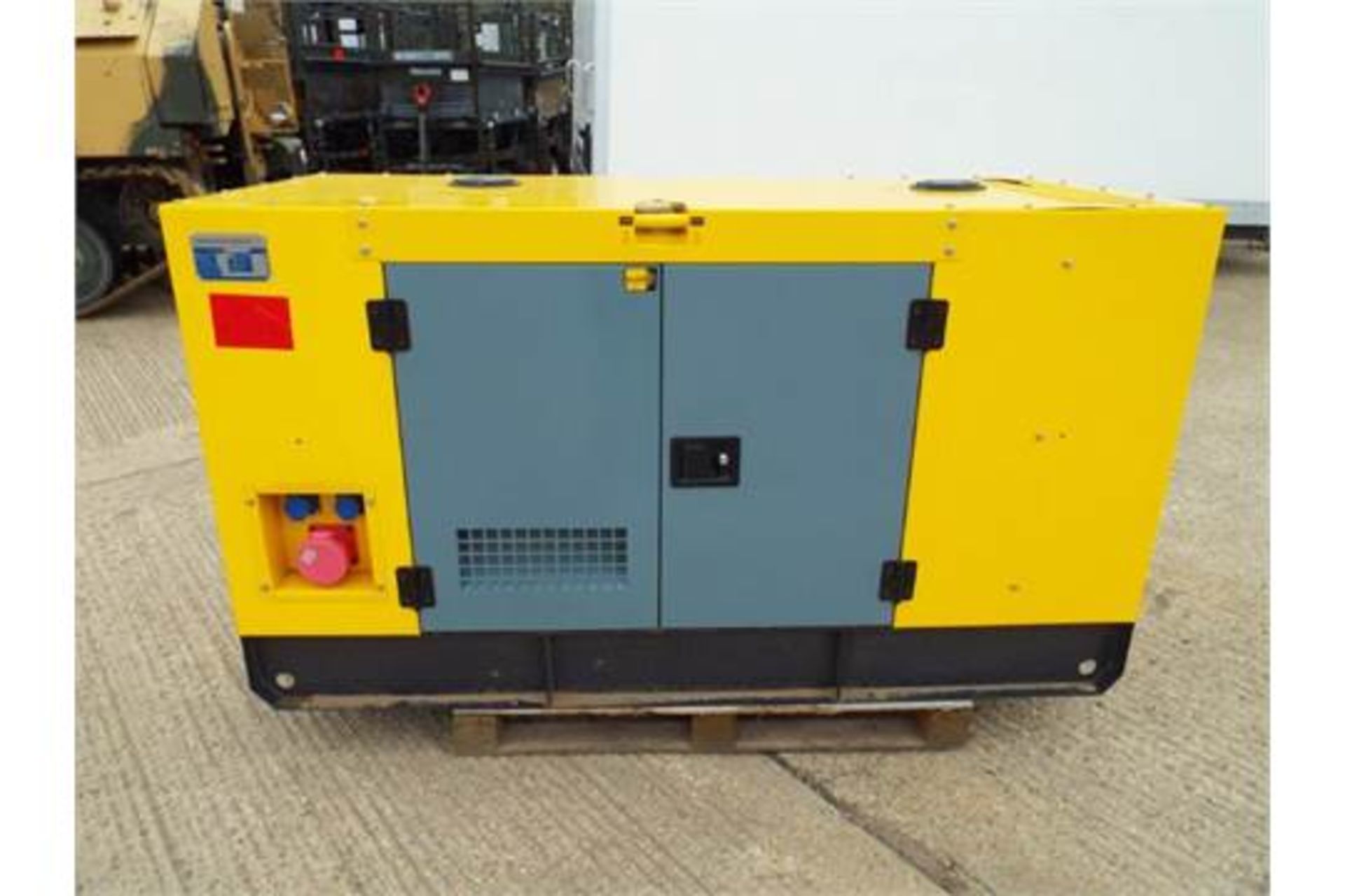 UNISSUED WITH TEST HOURS ONLY 30 KVA 3 Phase Silent Diesel Generator Set - Image 2 of 15