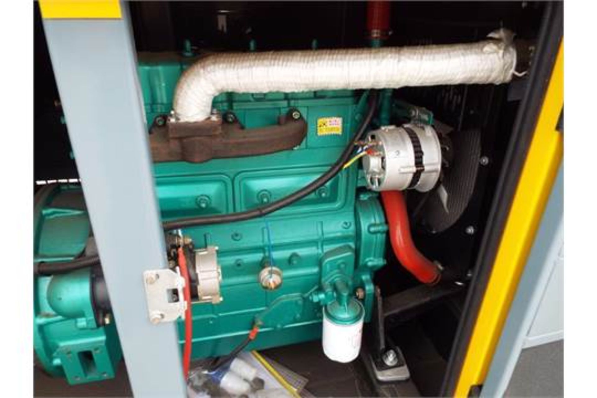 UNISSUED WITH TEST HOURS ONLY 30 KVA 3 Phase Silent Diesel Generator Set - Image 5 of 15