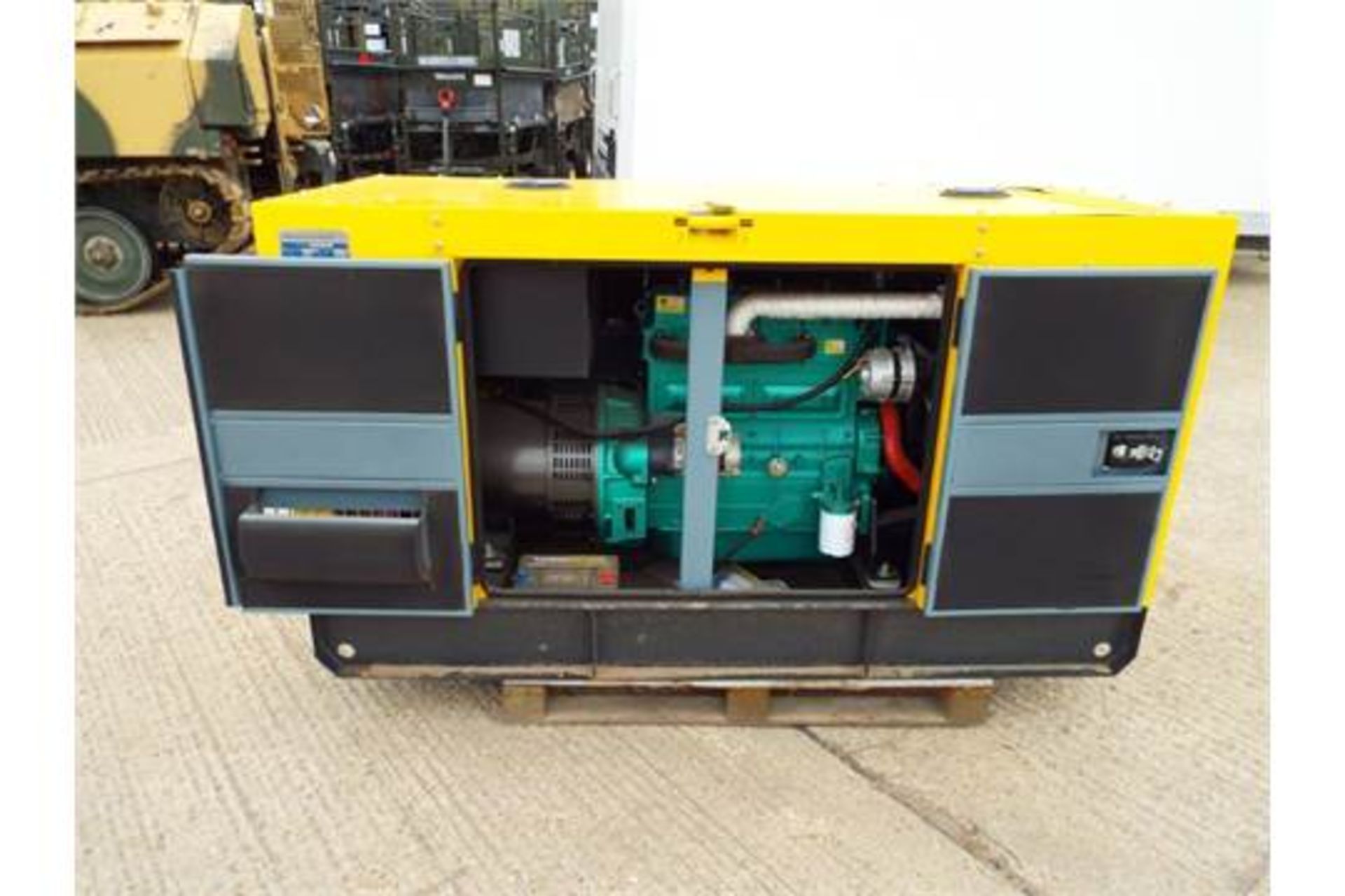 UNISSUED WITH TEST HOURS ONLY 30 KVA 3 Phase Silent Diesel Generator Set - Image 3 of 15