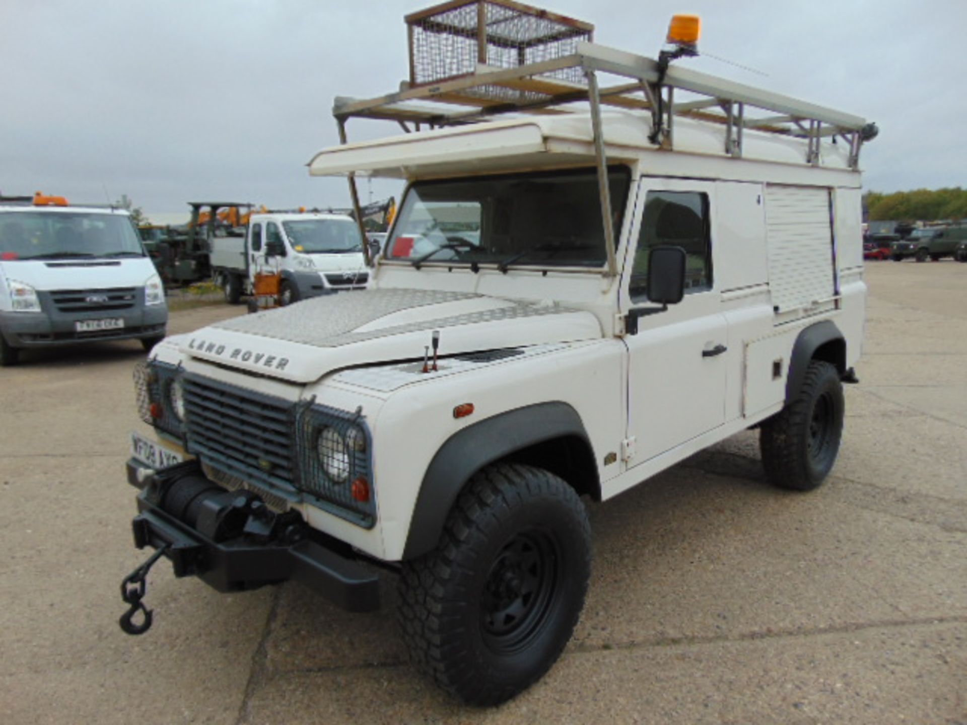 Land Rover Defender 110 Puma Hardtop 4x4 Special Utility (Mobile Workshop) complete with Winch - Image 3 of 23