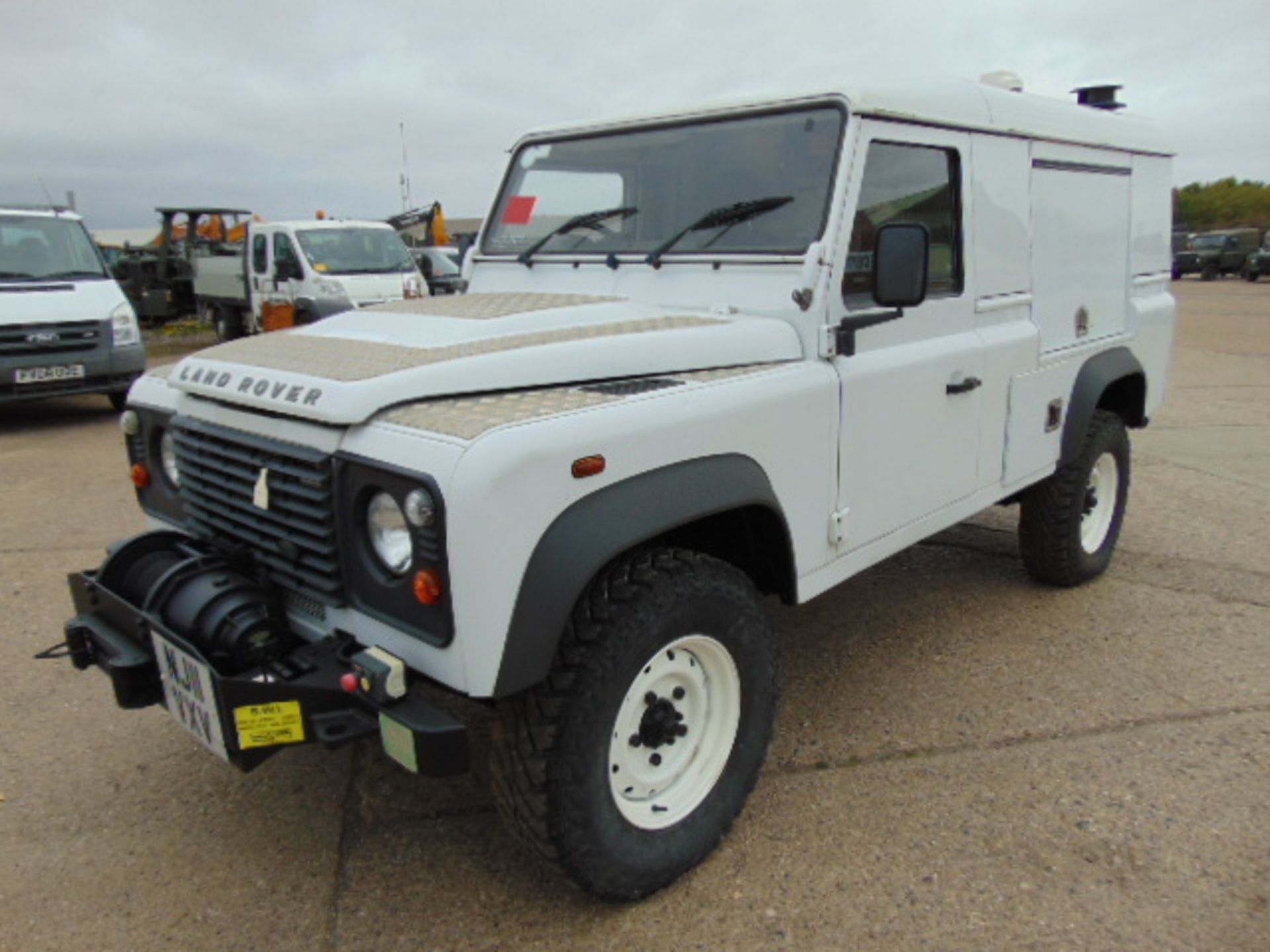 Land Rover Defender 110 Puma Hardtop 4x4 Special Utility (Mobile Workshop) complete with Winch - Image 3 of 24