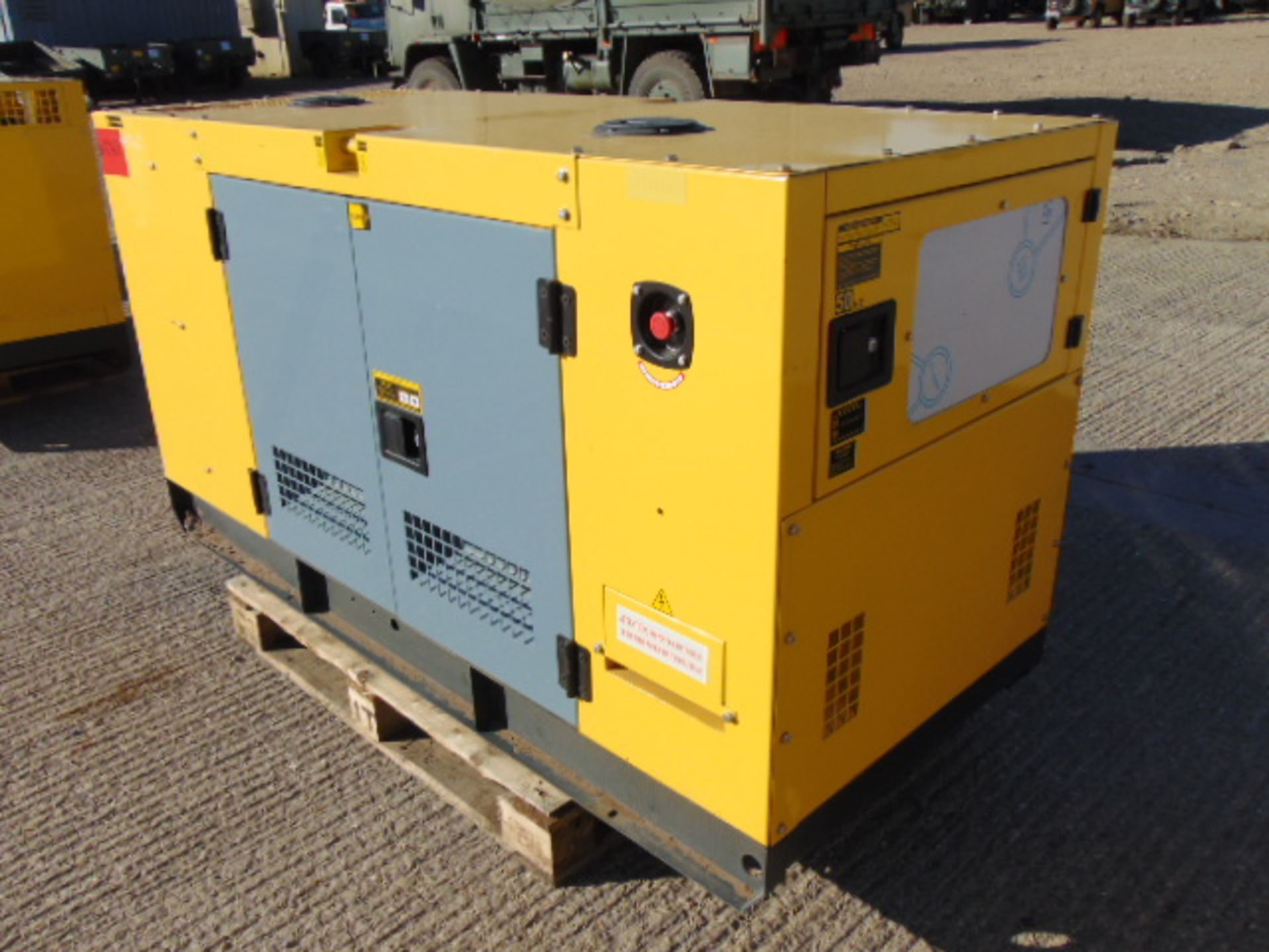 UNISSUED WITH TEST HOURS ONLY 40 KVA 3 Phase Silent Diesel Generator Set - Image 2 of 15