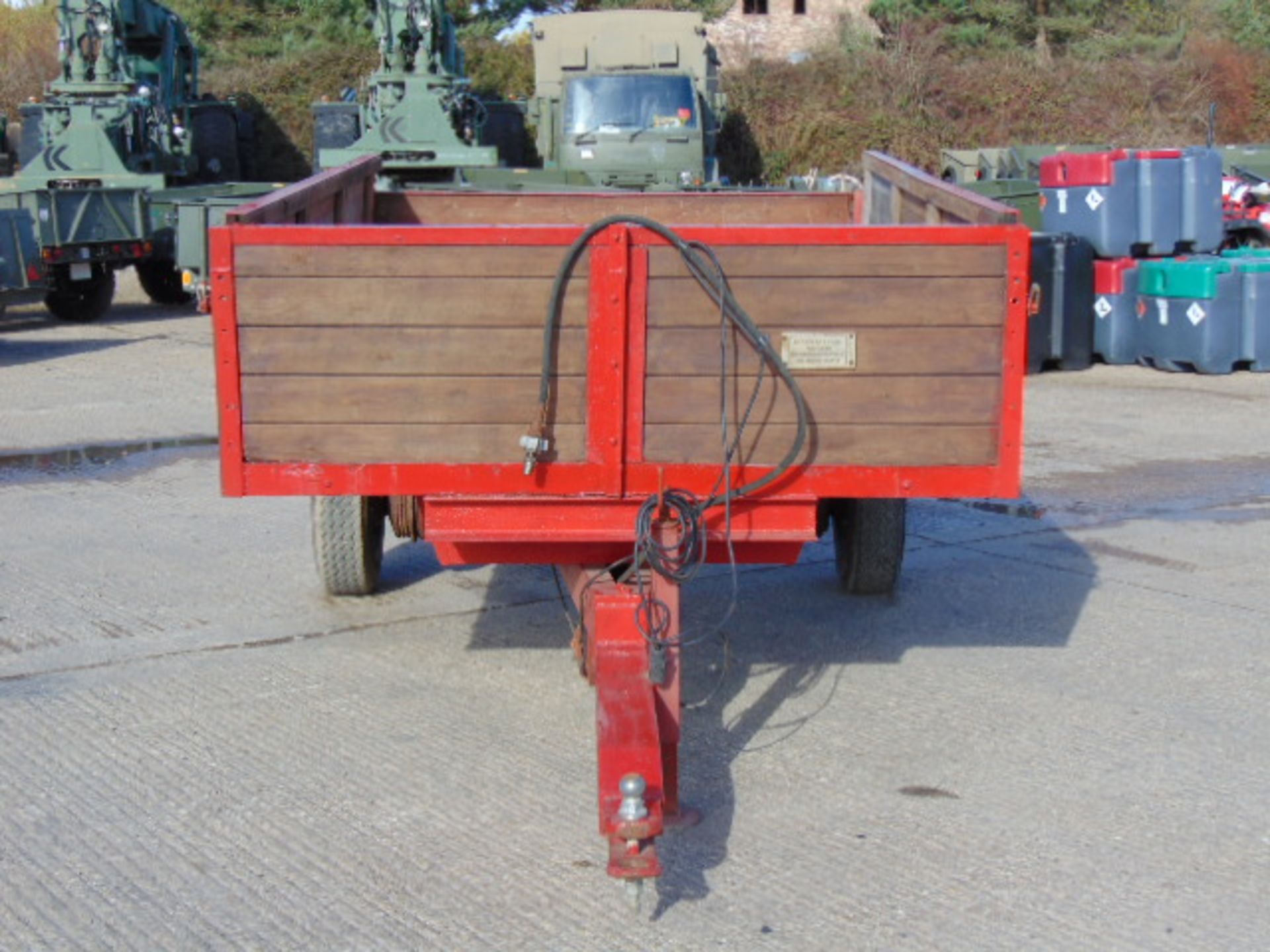 L Townend & Sons Single Axle Hydraulic Tipping Dropside Trailer - Image 2 of 16