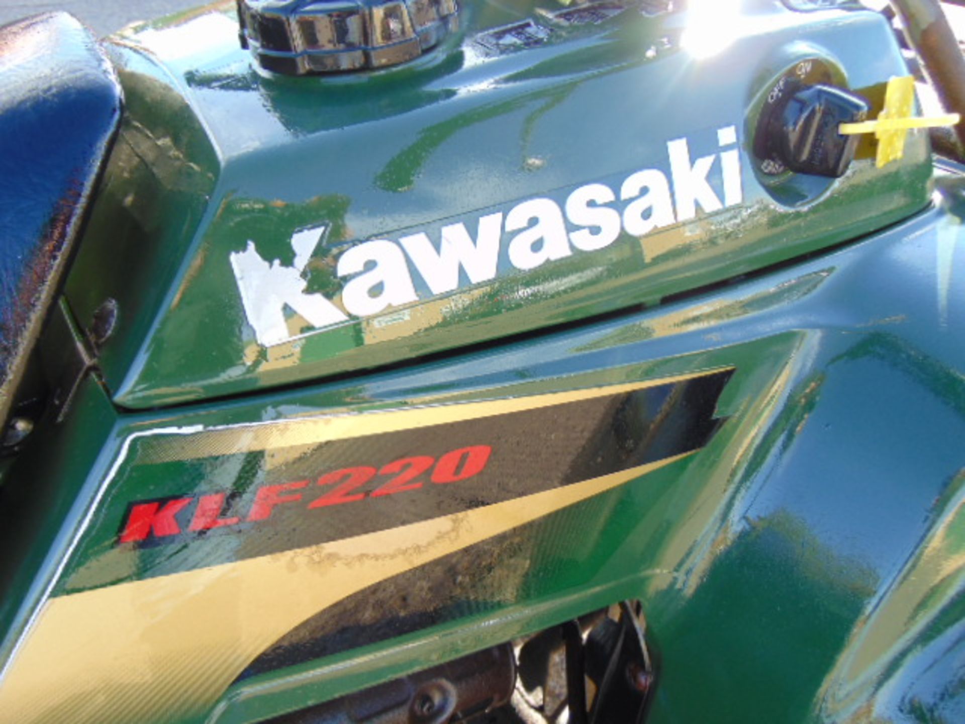 Kawasaki KLF220 2WD Petrol Quad Bike - Image 11 of 11