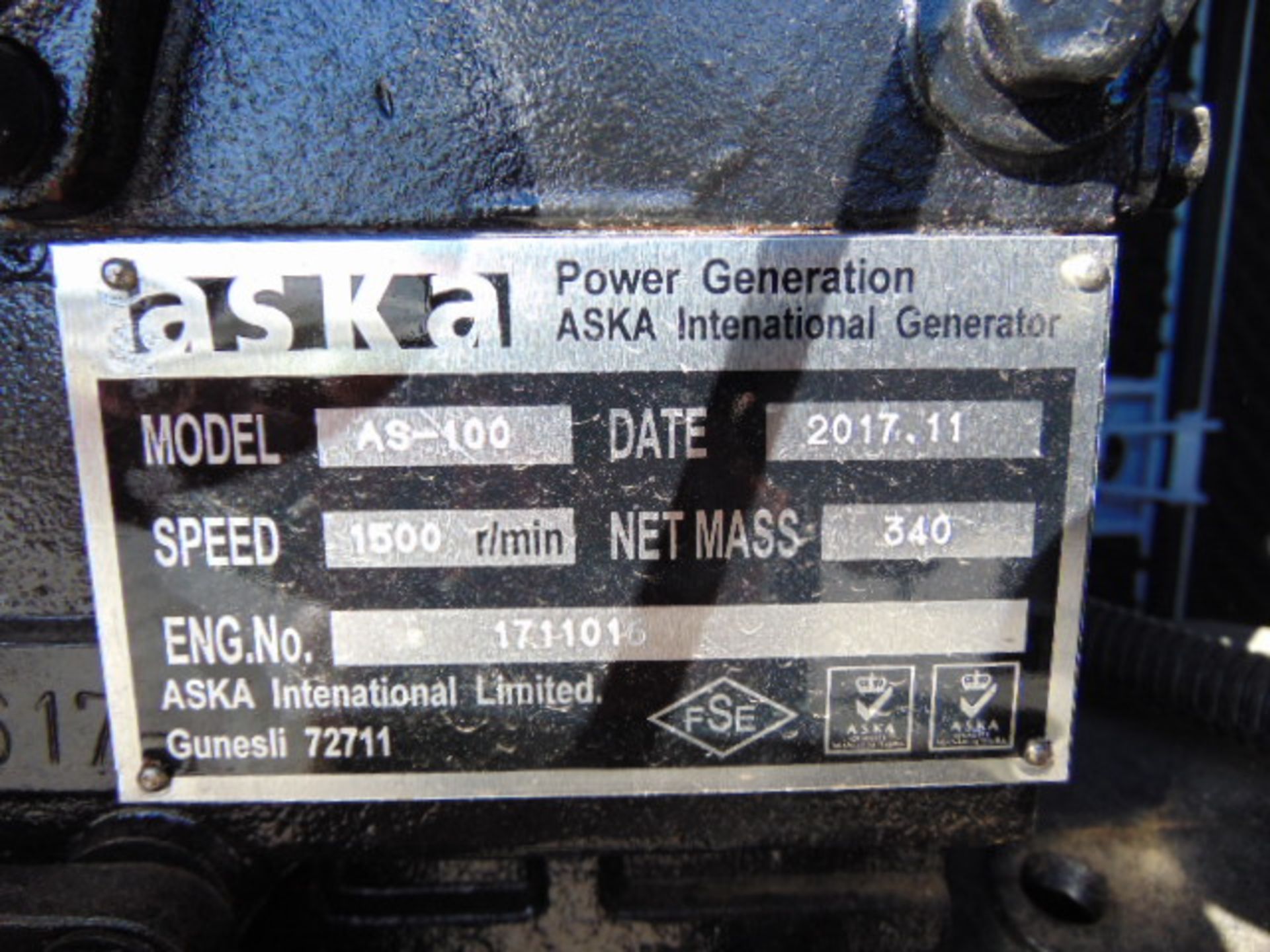 UNISSUED WITH TEST HOURS ONLY 100 KVA 3 Phase Diesel Generator Set - Image 12 of 16