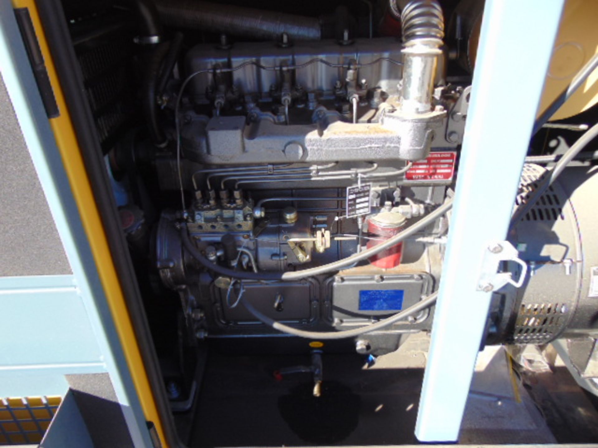 UNISSUED WITH TEST HOURS ONLY 70 KVA 3 Phase Silent Diesel Generator Set - Image 7 of 15