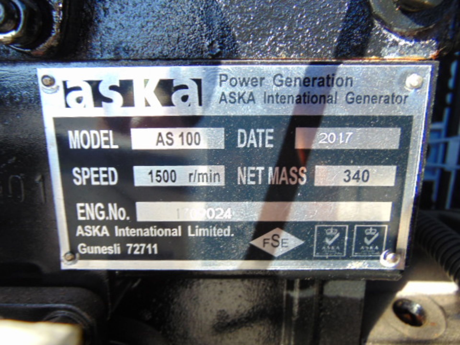 UNISSUED WITH TEST HOURS ONLY 100 KVA 3 Phase Diesel Generator Set - Image 11 of 18