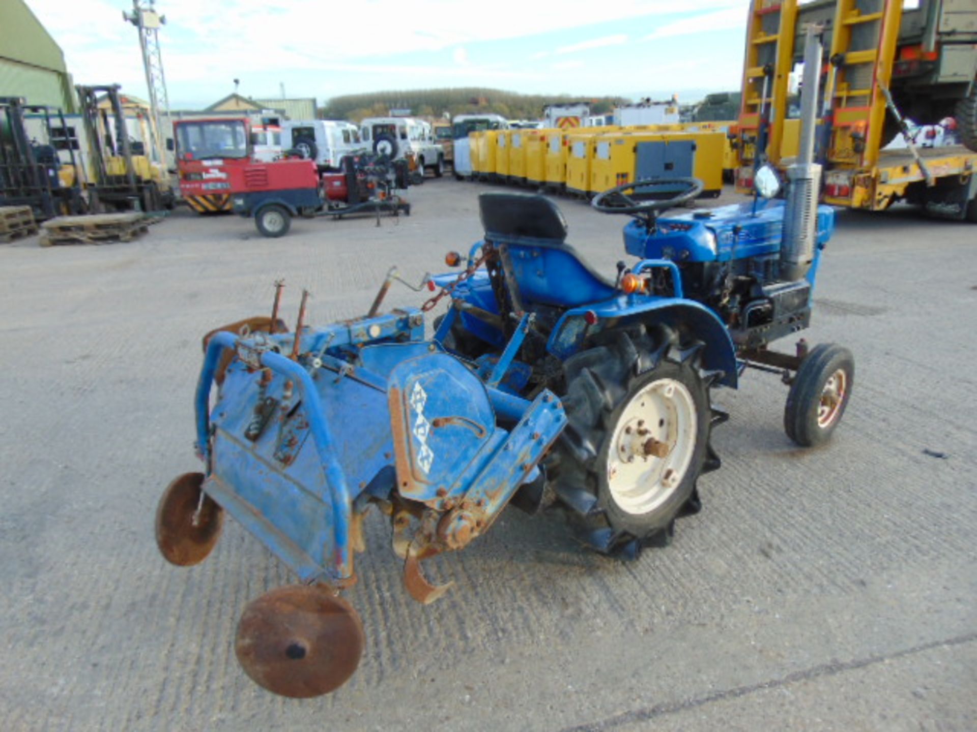 Iseki TX1210 2WD Compact Tractor c/w Rotovator - Bild 6 aus 16