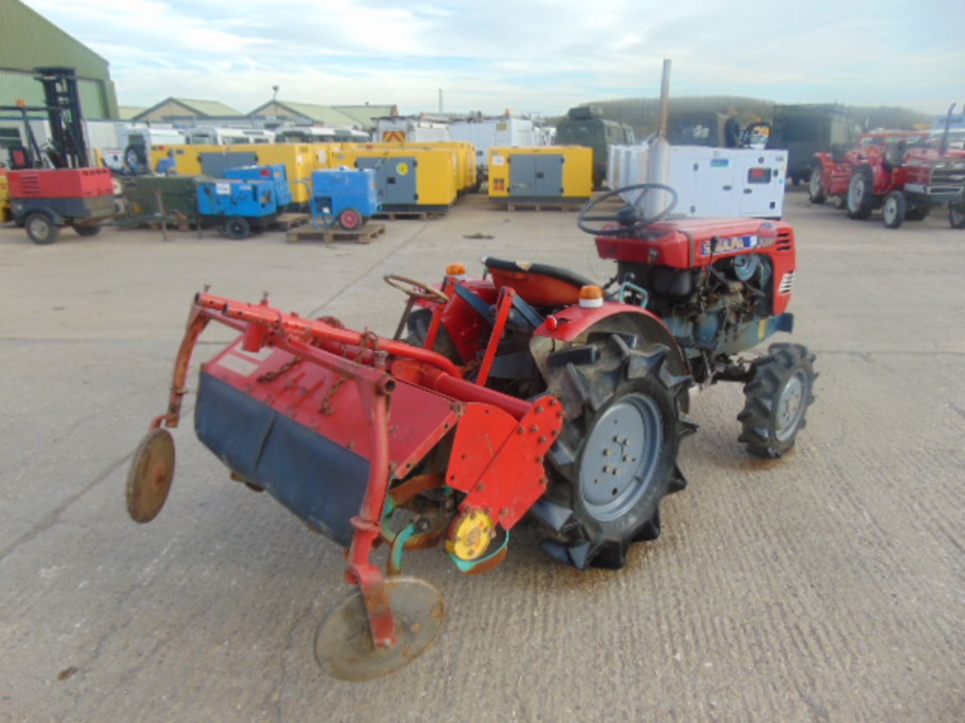 Shibauru SU1341 4WD Compact Tractor c/w Rotovator - Image 6 of 14