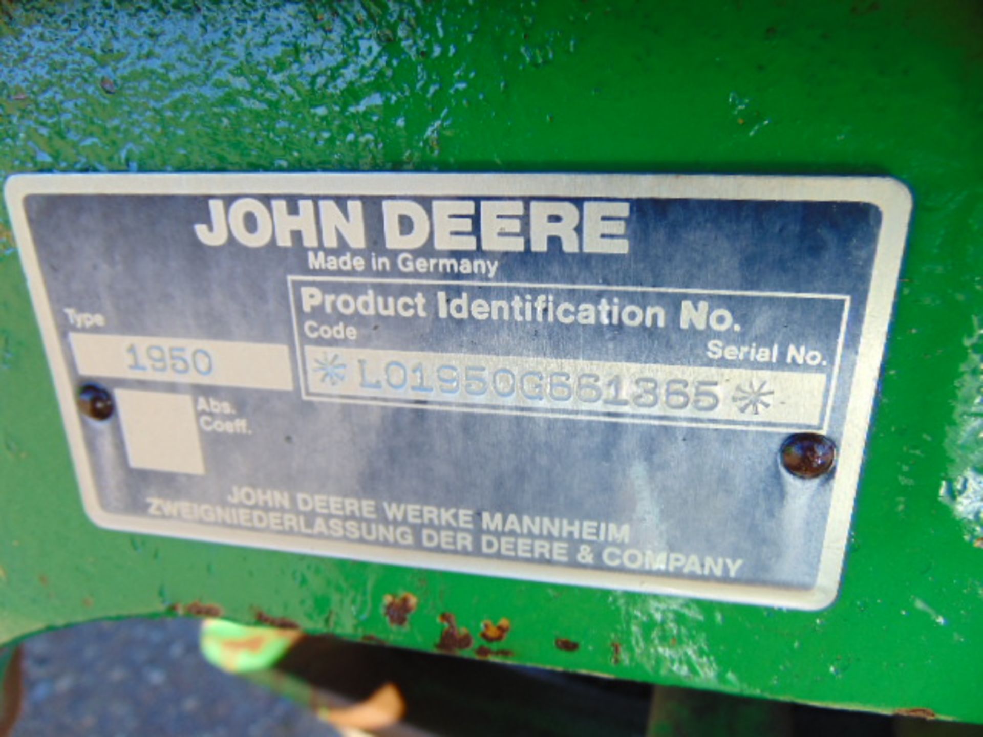 John Deere 1950 2WD Tractor - Bild 17 aus 17