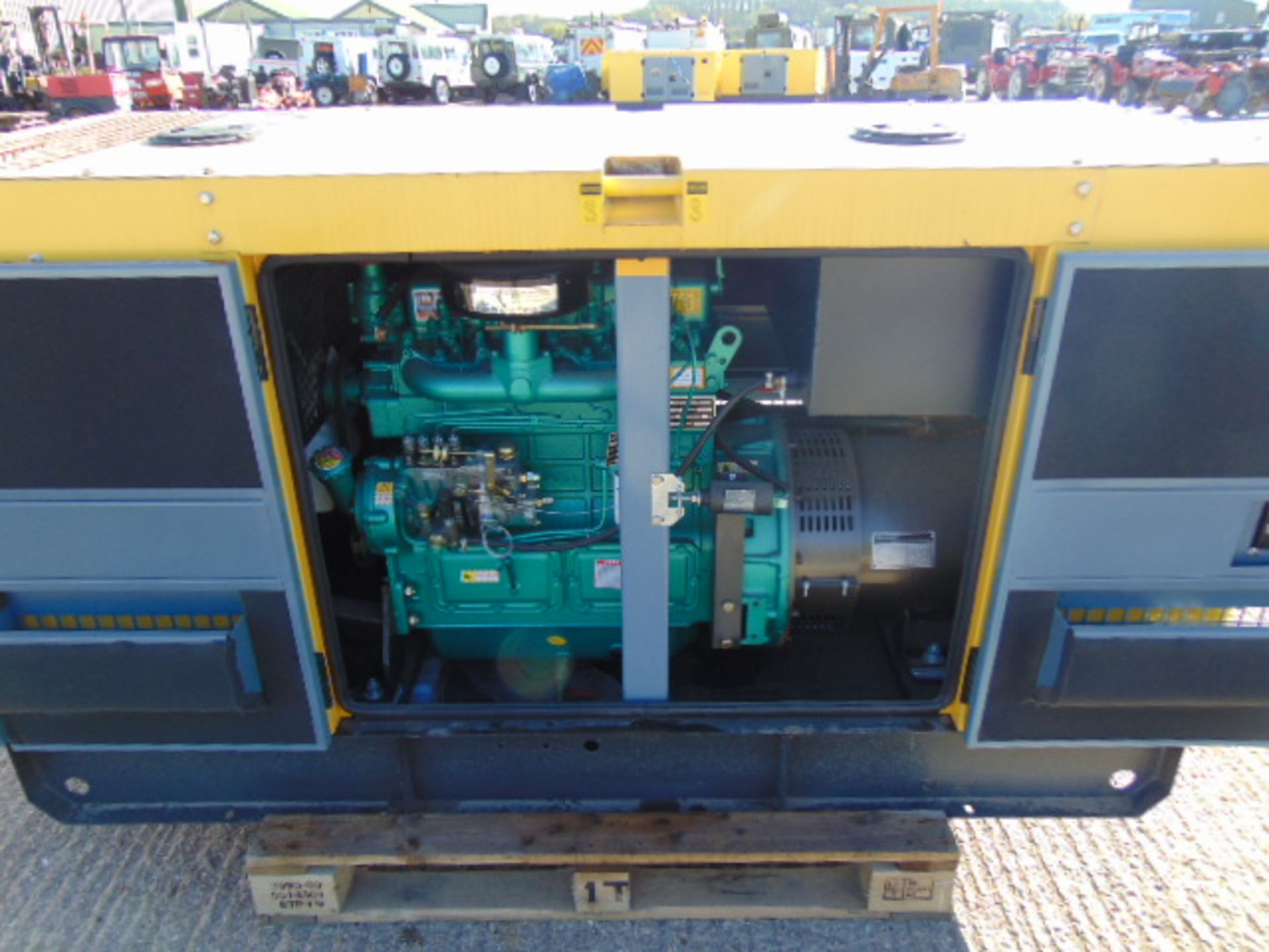 UNISSUED WITH TEST HOURS ONLY 30 KVA 3 Phase Silent Diesel Generator Set - Image 10 of 16