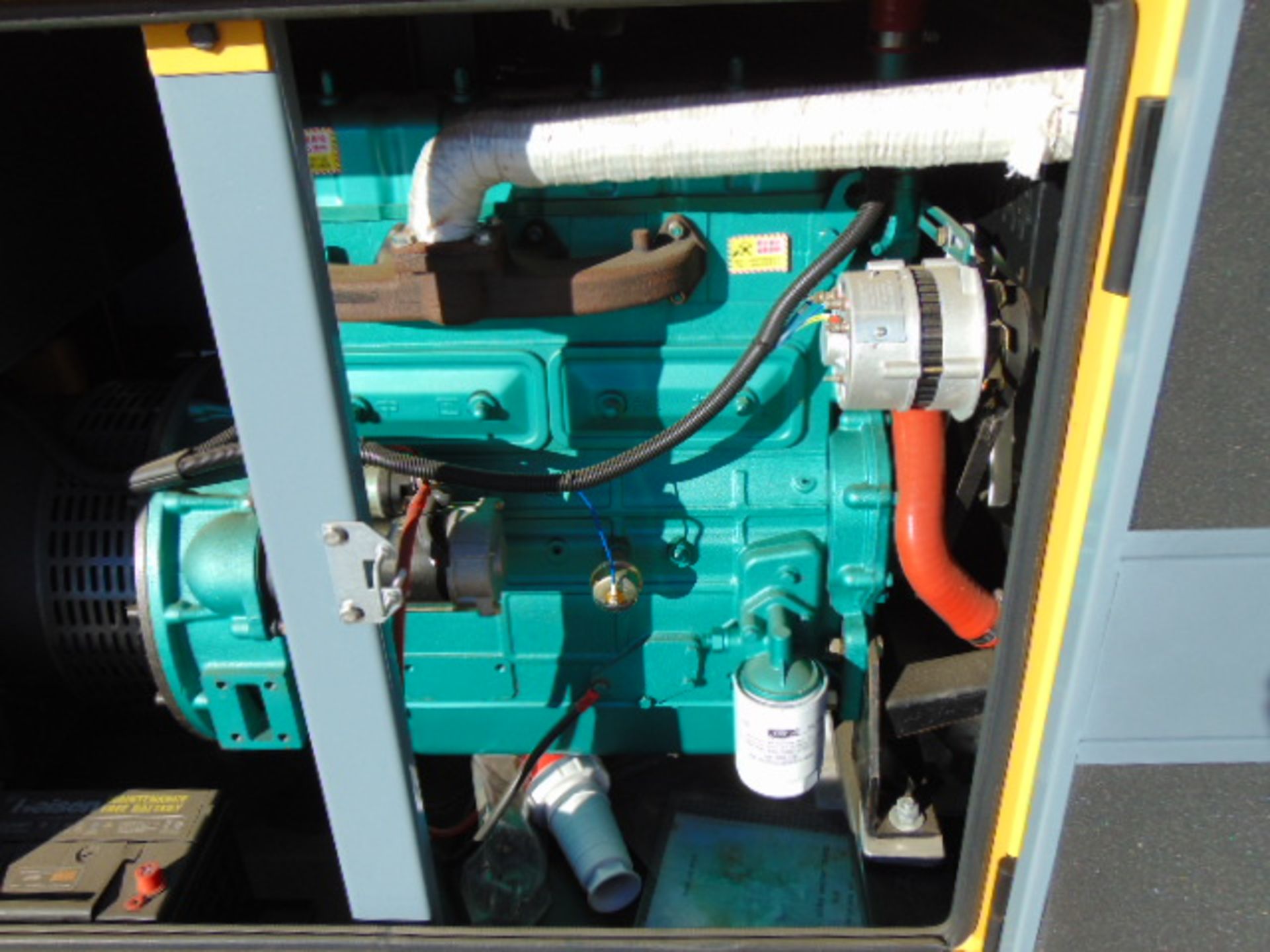 UNISSUED WITH TEST HOURS ONLY 30 KVA 3 Phase Silent Diesel Generator Set - Image 8 of 16