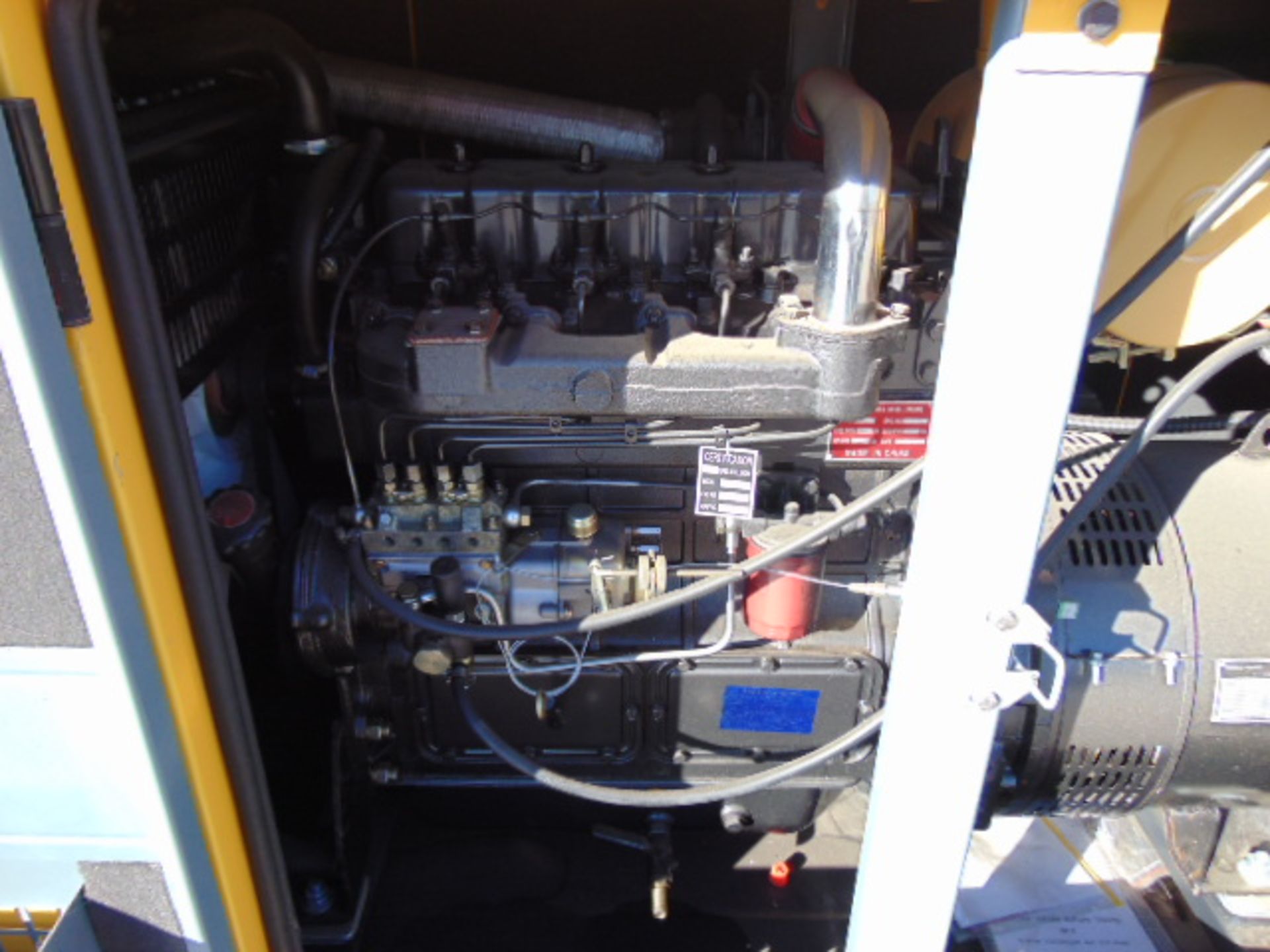 UNISSUED WITH TEST HOURS ONLY 70 KVA 3 Phase Silent Diesel Generator Set - Image 7 of 15