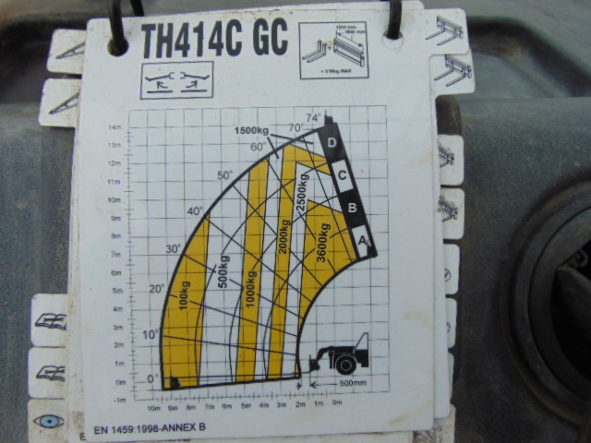 2014 Caterpillar TH414C GC 3.6 ton Telehandler - Image 19 of 23