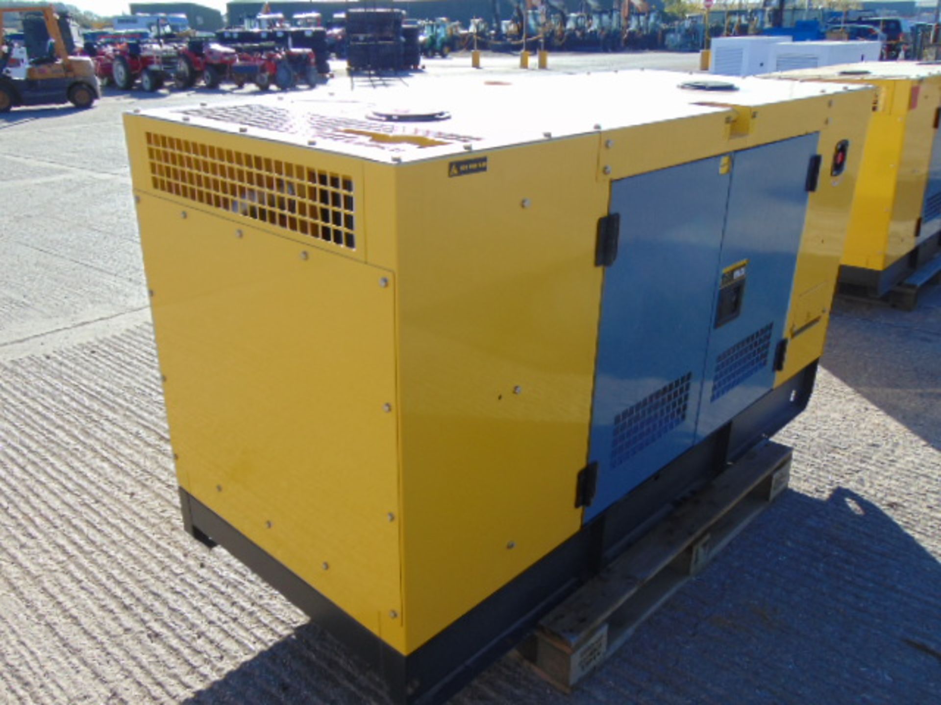 UNISSUED WITH TEST HOURS ONLY 30 KVA 3 Phase Silent Diesel Generator Set - Image 3 of 16