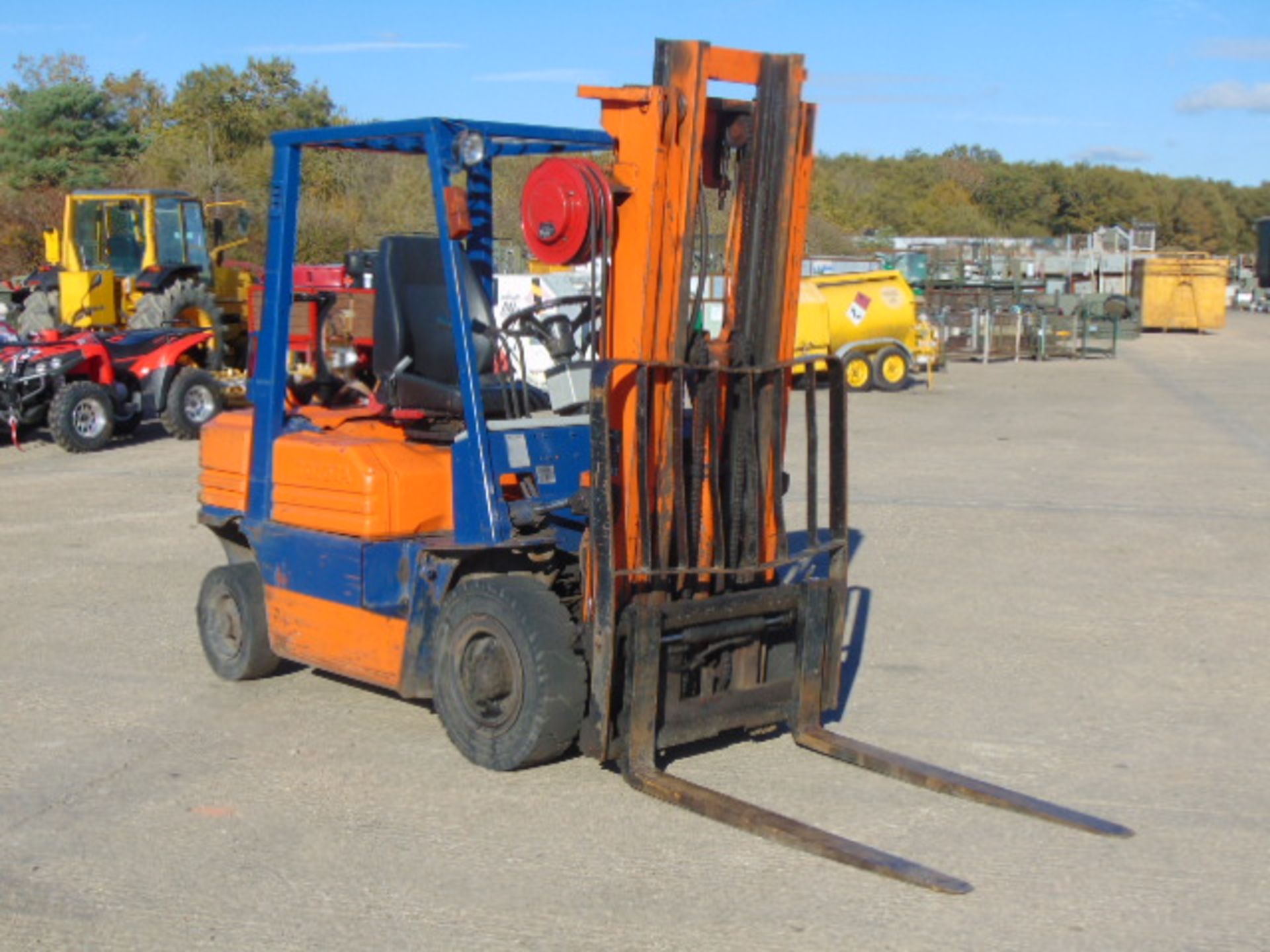 Toyota 42 5FGF25 LPG Gas Triple Mast Forklift