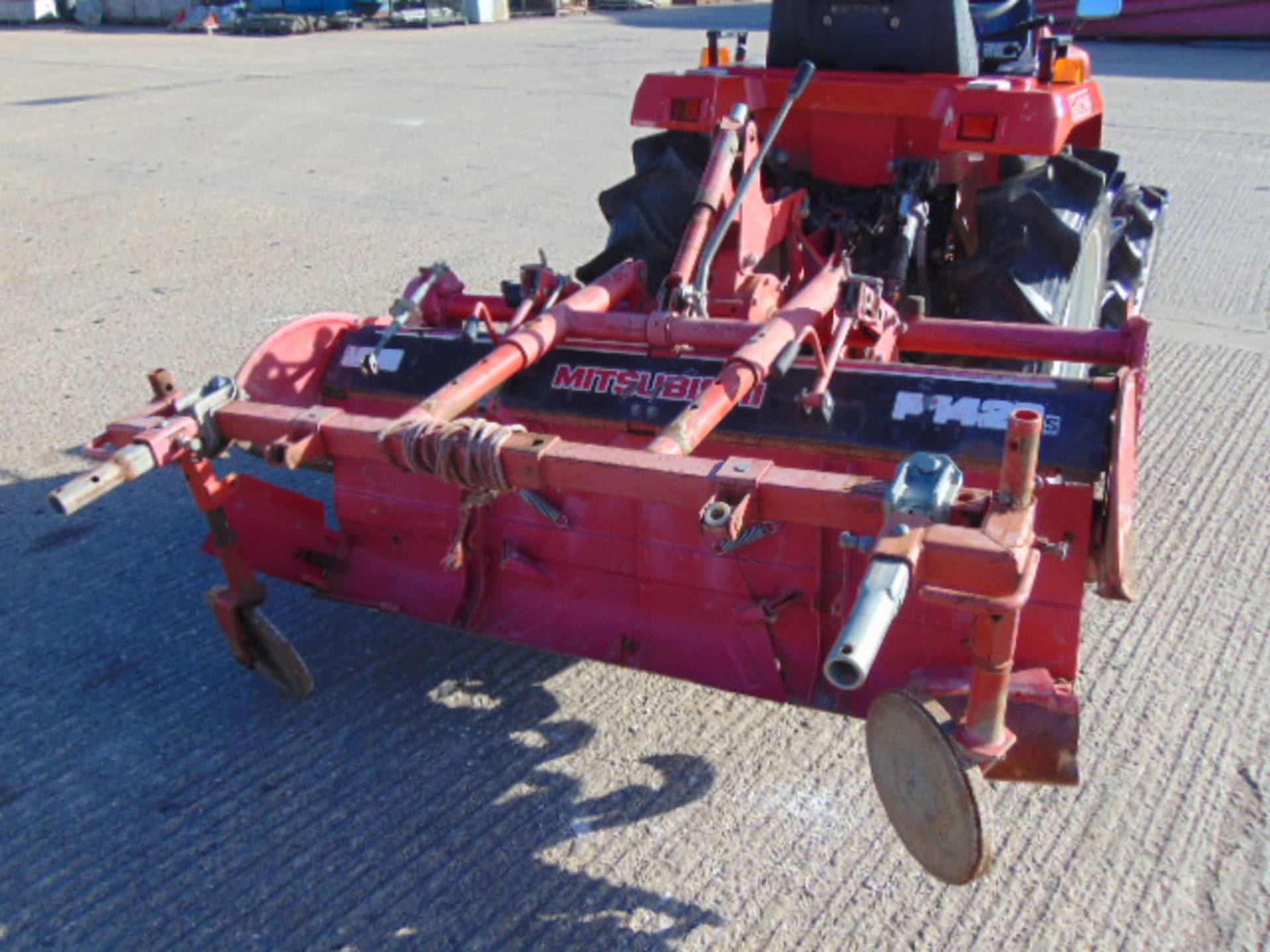 Mitsubishi MT20 4WD Compact Tractor C/W P1423S Rotovator - Image 6 of 15