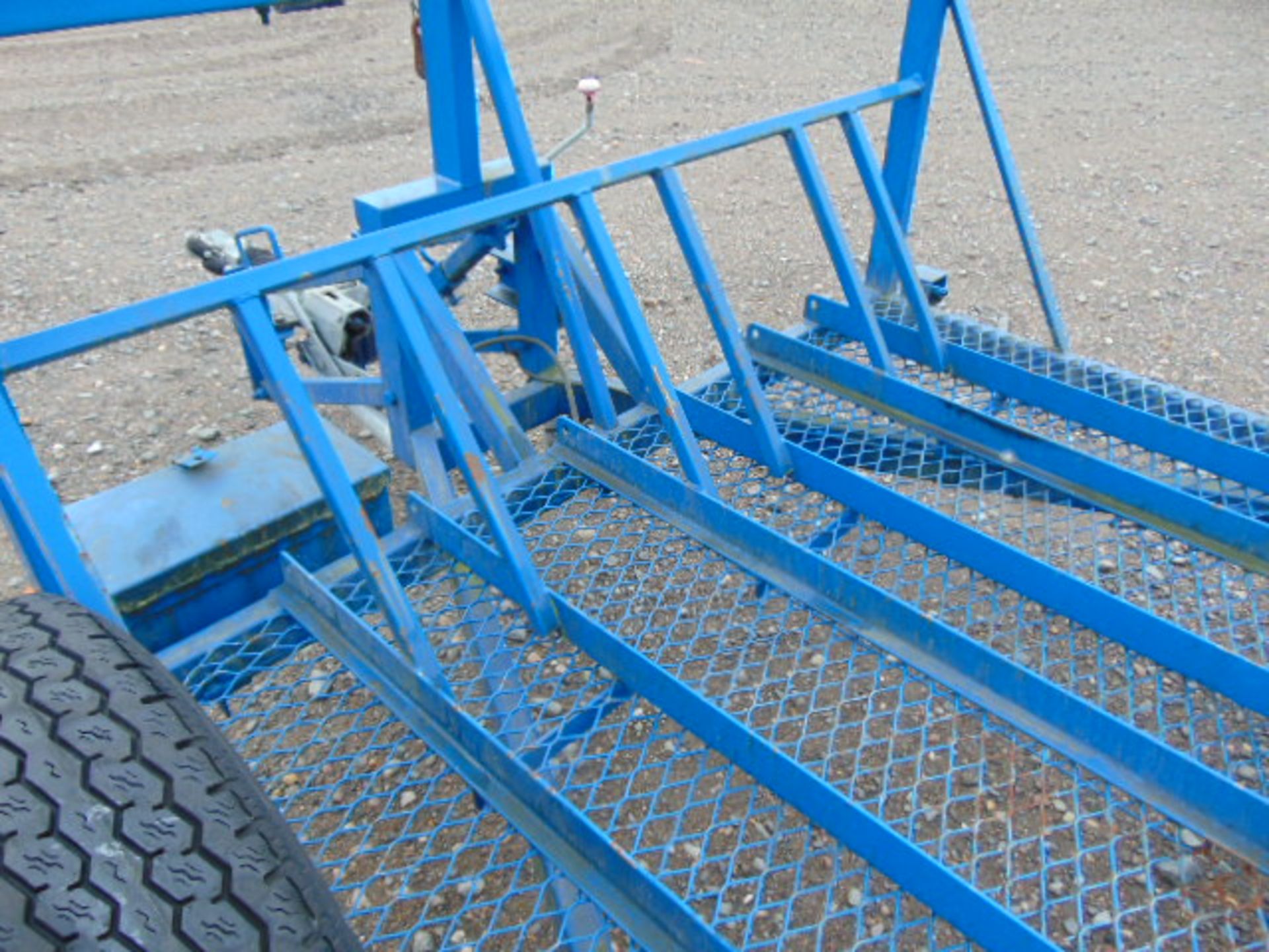 R.M. Trailers Single Axle Triple Motorbike Trailer c/w Loading Ramp - Image 12 of 16