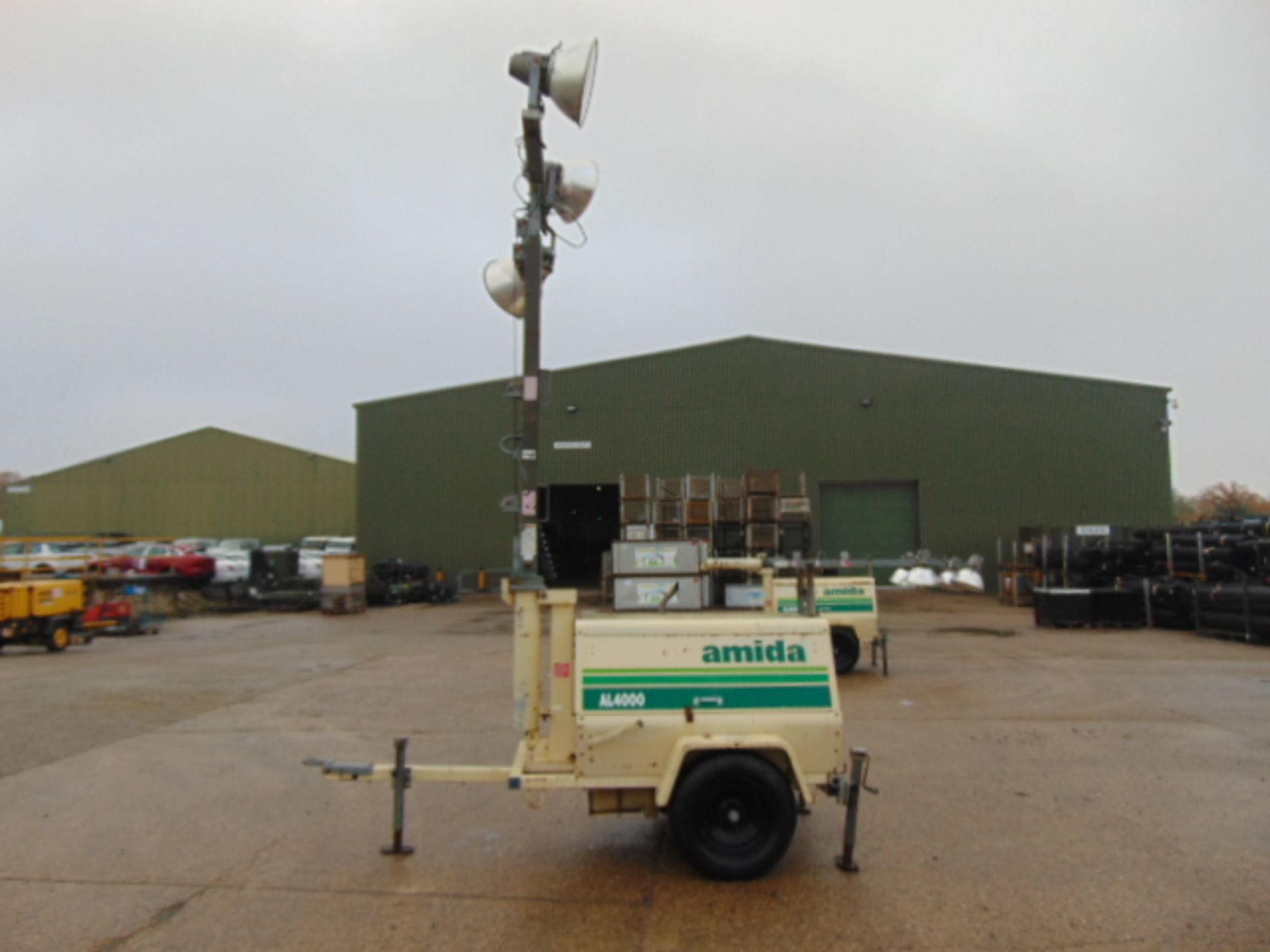 Amida AL4000 Kubota Powered Trailer Mounted Lighting Tower - Image 6 of 15