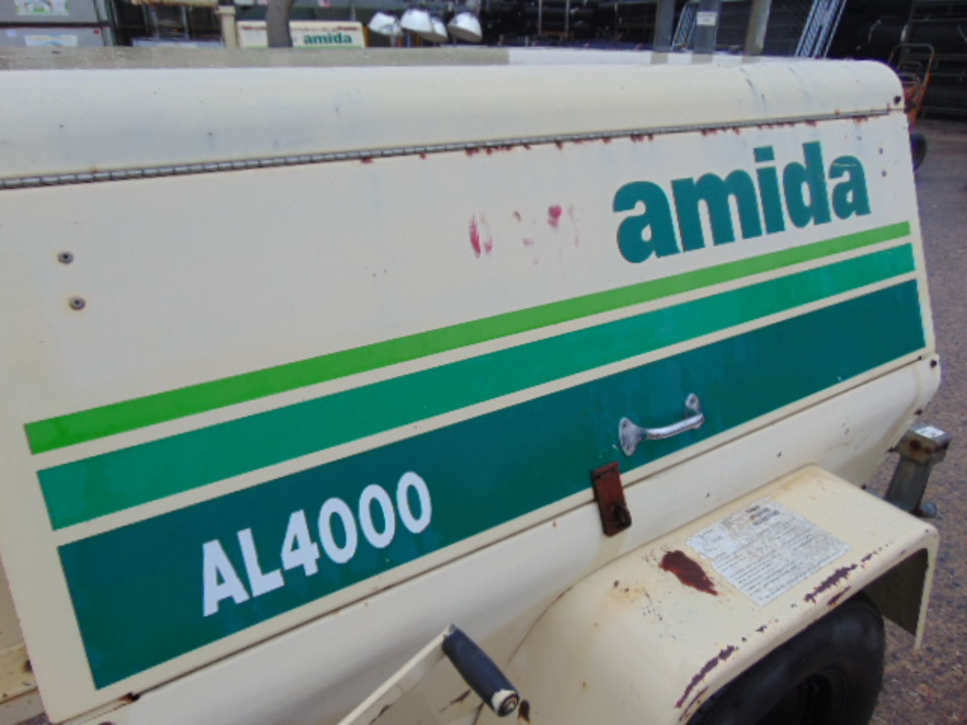 Amida AL4000 Kubota Powered Trailer Mounted Lighting Tower - Image 14 of 15