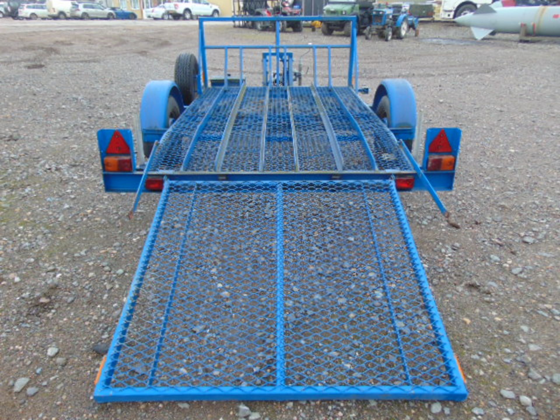 R.M. Trailers Single Axle Triple Motorbike Trailer c/w Loading Ramp - Image 10 of 16